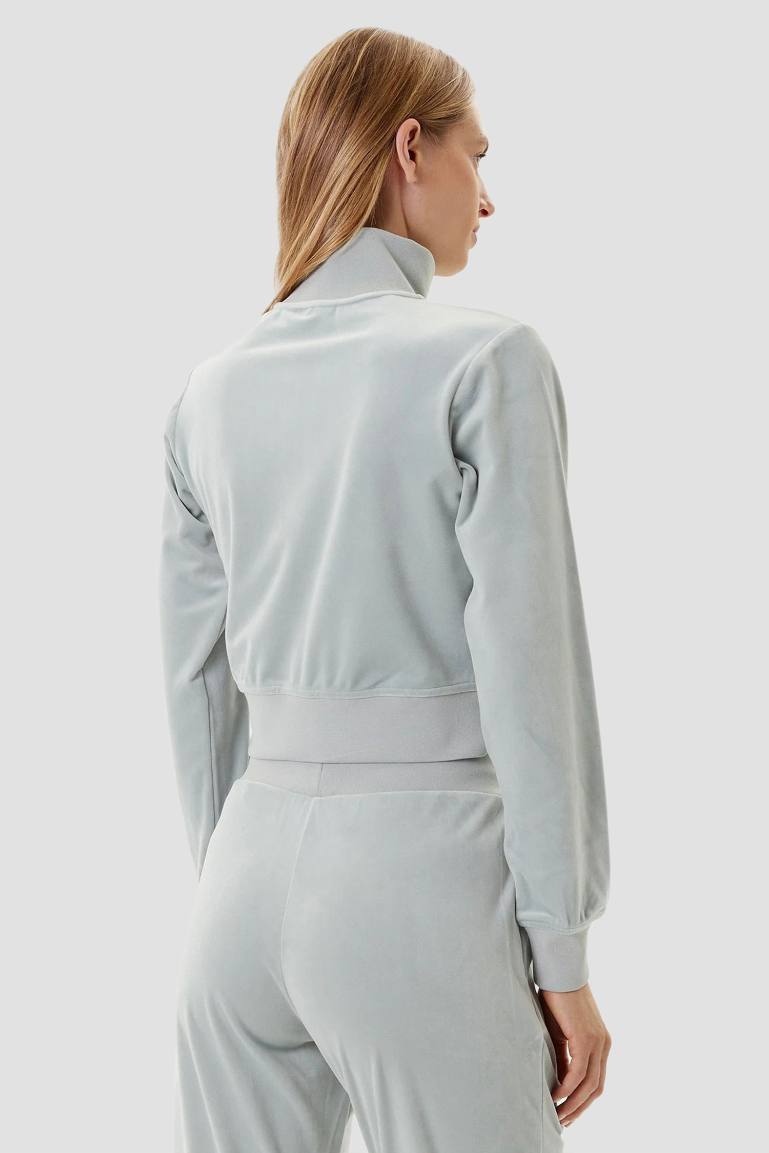 Жіноча м'ятна кофта на блискавці Guess V3BQ22.K0232;G8GA