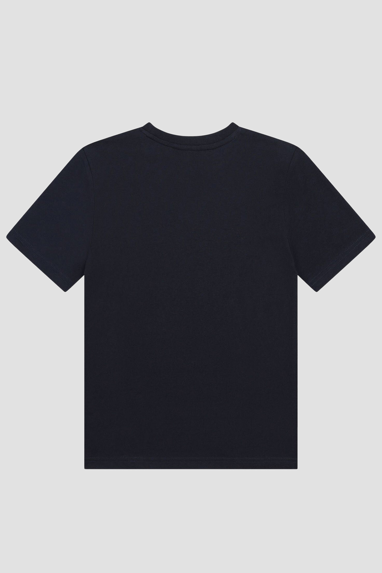 Детская темно-синяя футболка BOSS kids J25P24;849