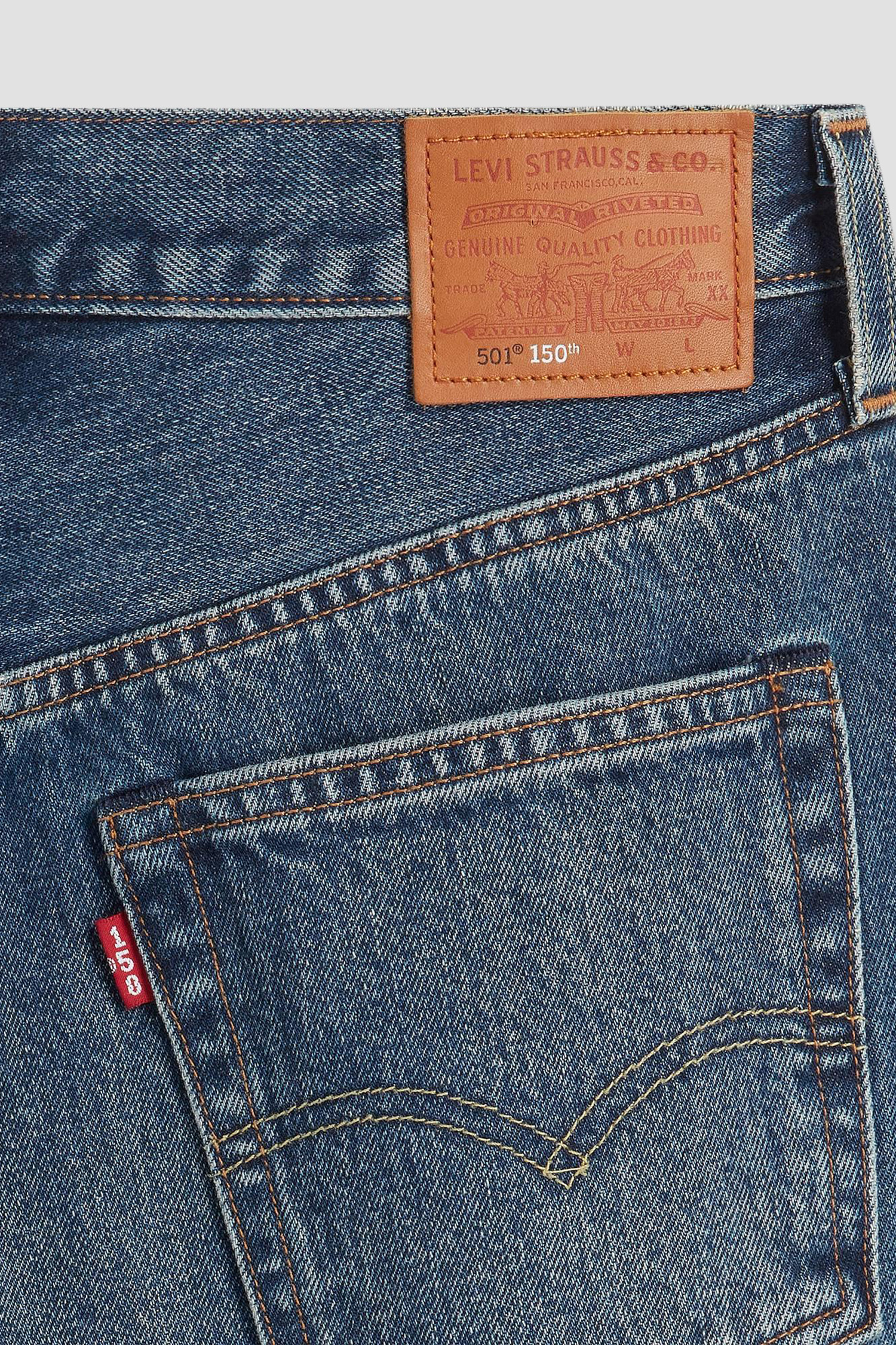 Жіночі сині джинси 501® Straight Levi’s® 12501;0476