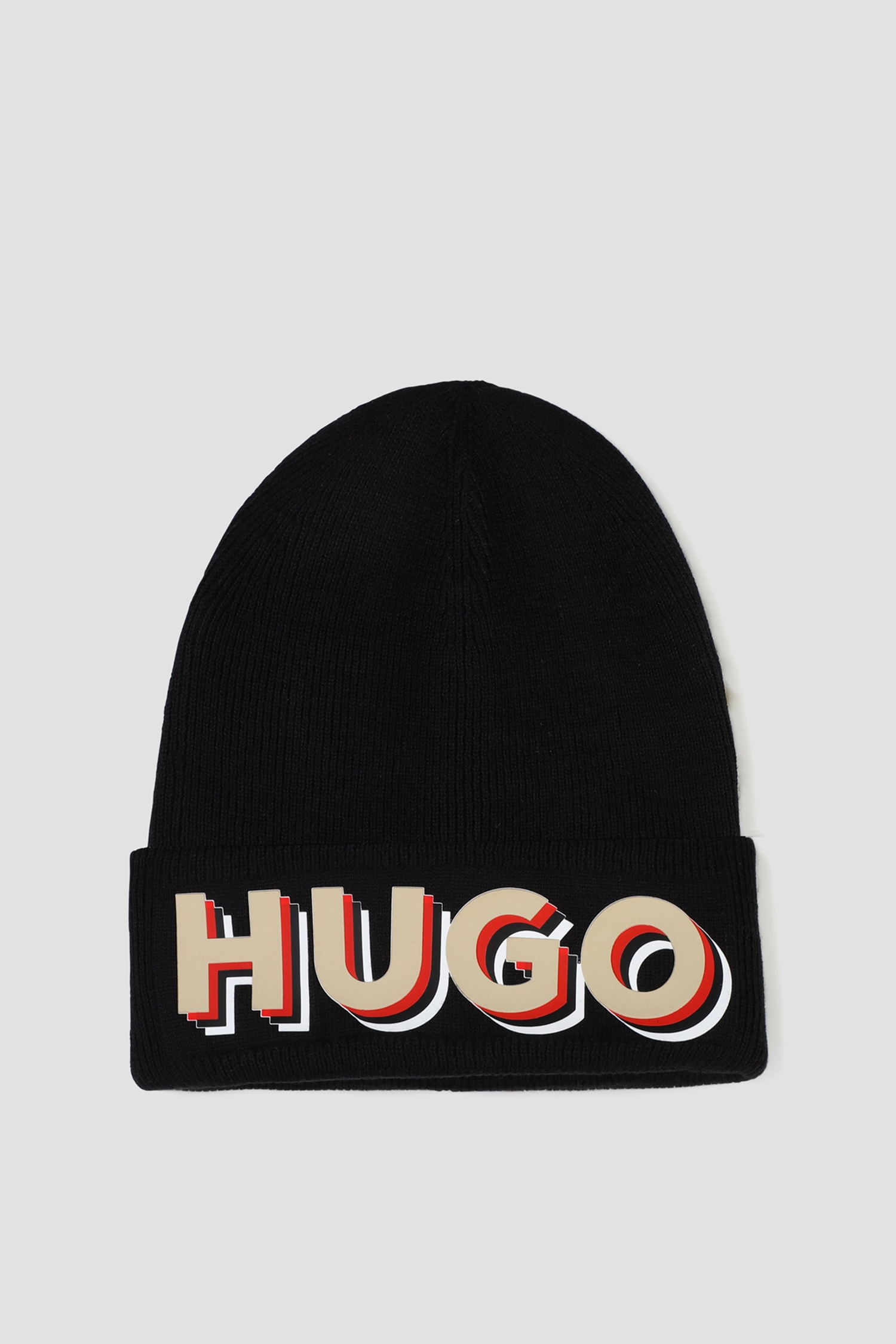 Детская черная шапка HUGO kids G00287;09B