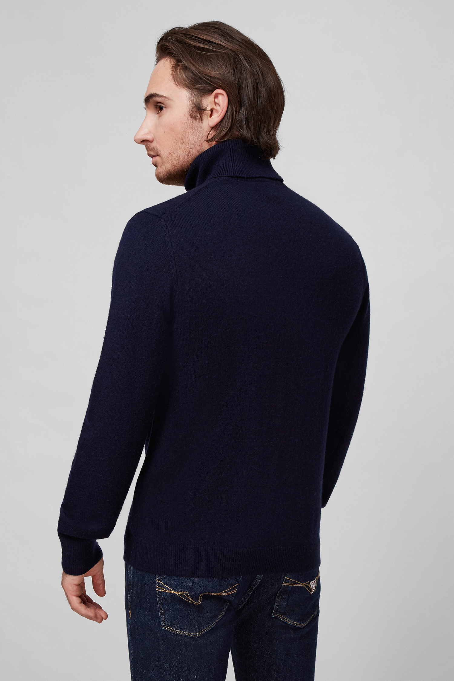 Мужской темно-синий гольф Guess M1BR09.Z2VA0;DPM