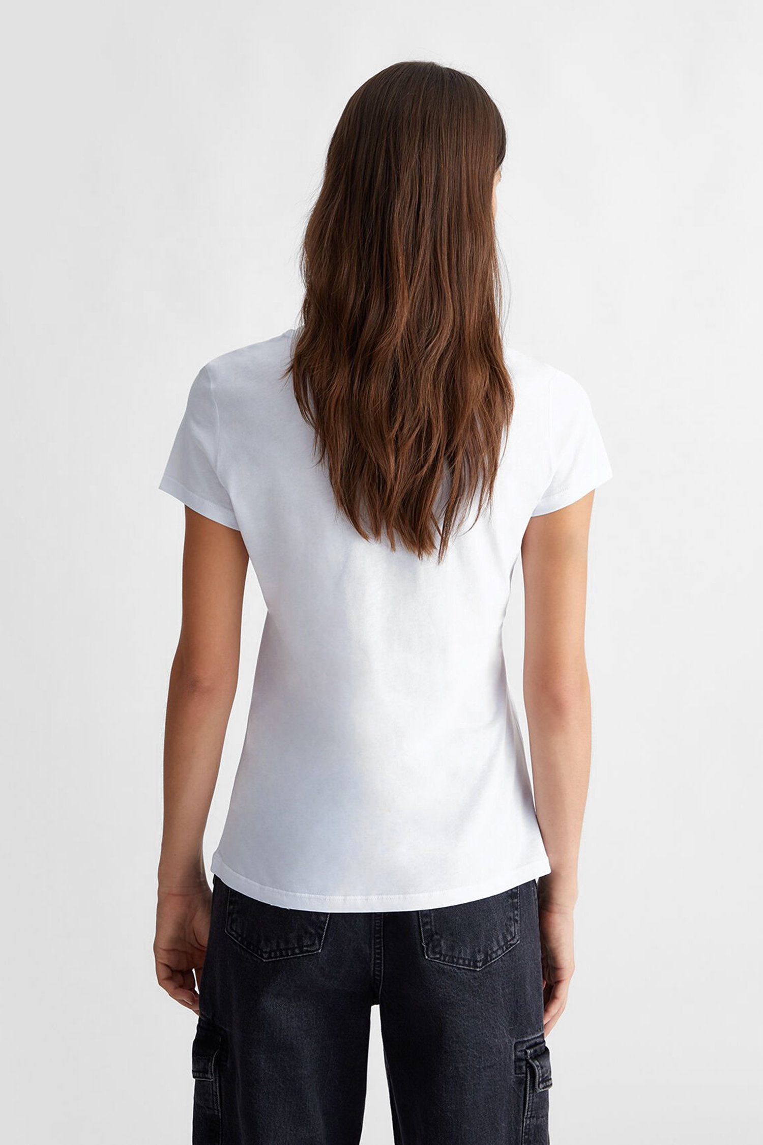 Женская белая футболка Liu Jo MF3350.J6308;Q9846