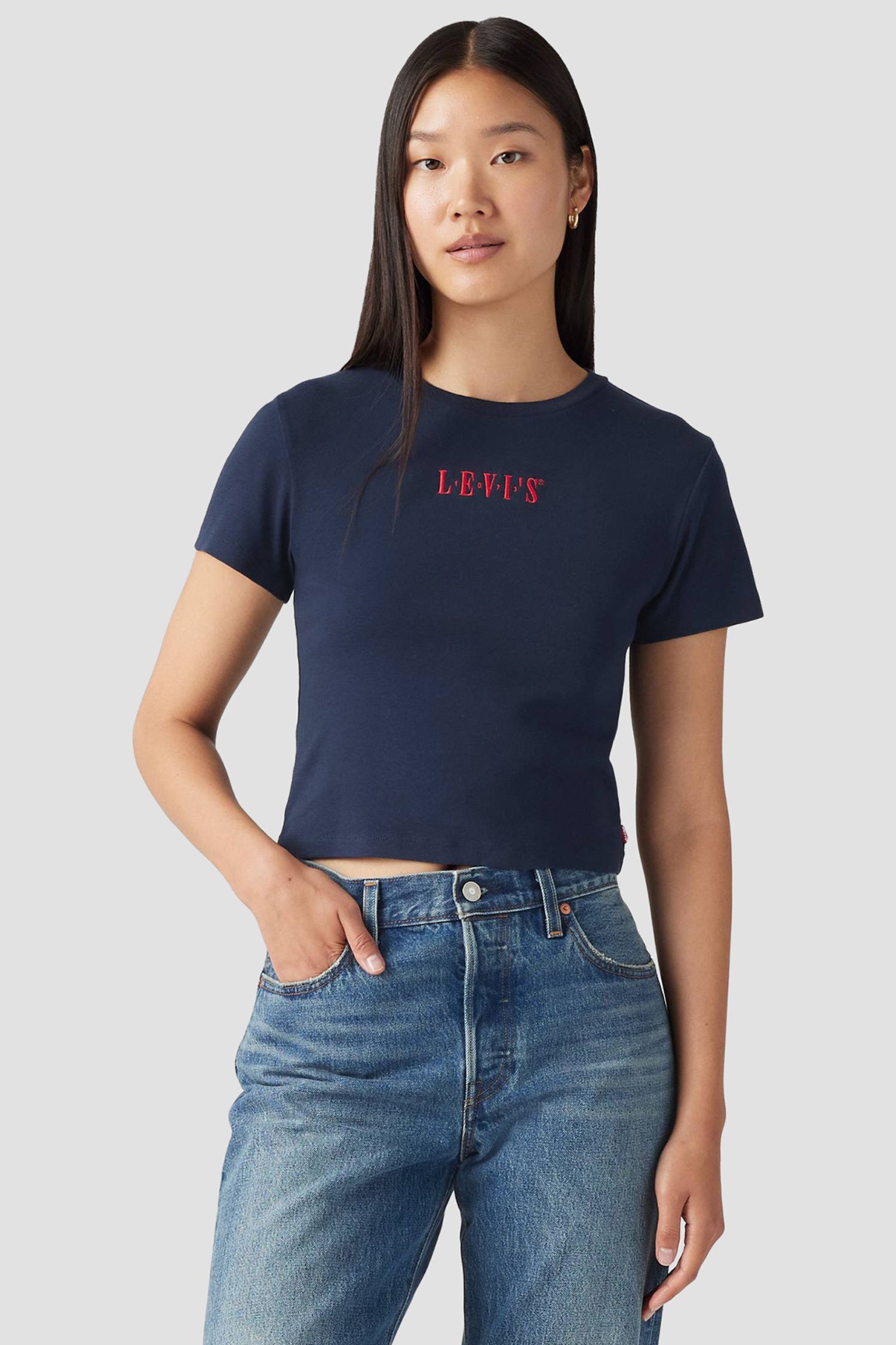 Жіноча темно-синя футболка Levi’s® A8798;0045