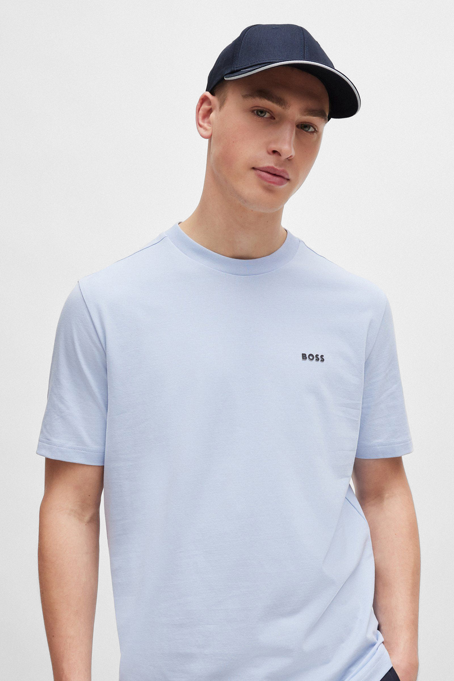 Чоловіча темно-синя кепка BOSS 50492716;402