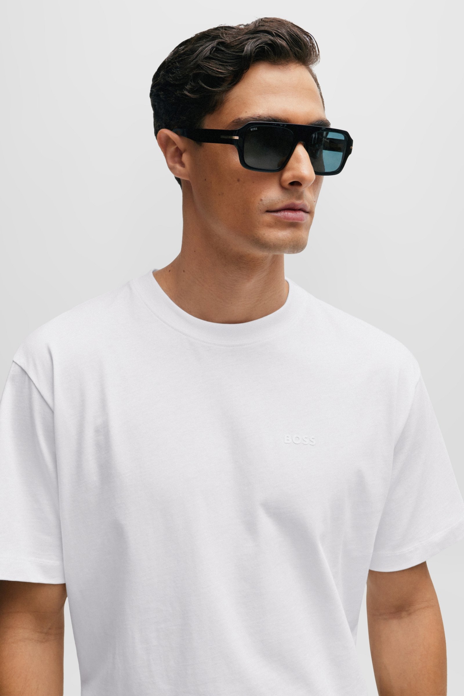 Мужская белая футболка BOSS 50505769;100