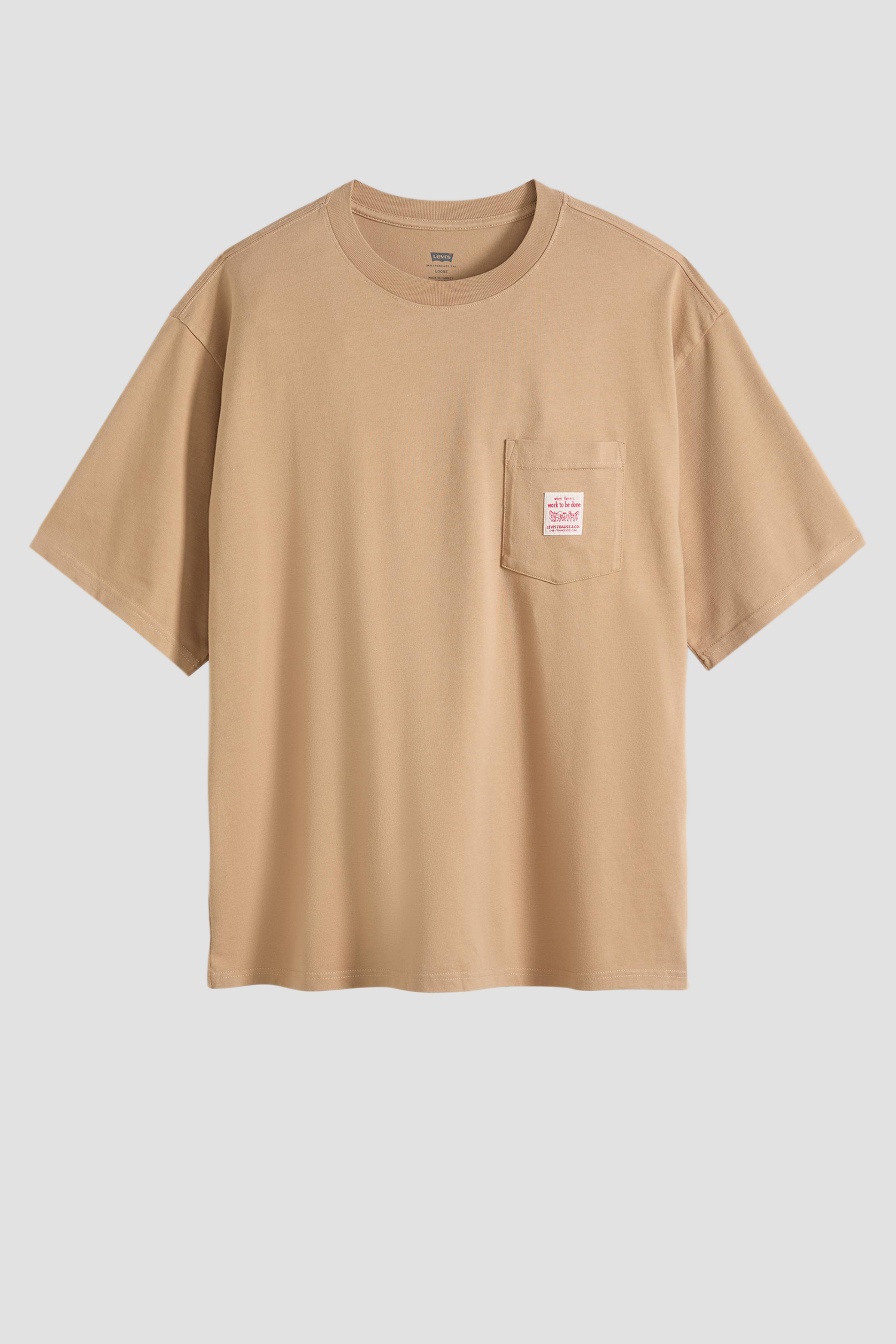 Мужская бежевая футболка Levi’s® 004NU;0001