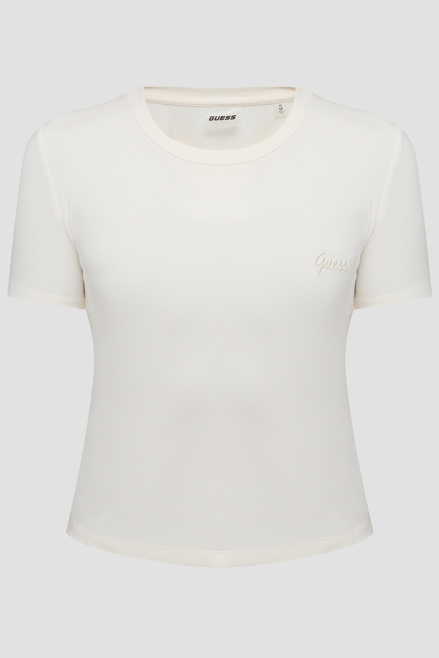 Женская белая футболка Guess V6YI02.K4259;G027