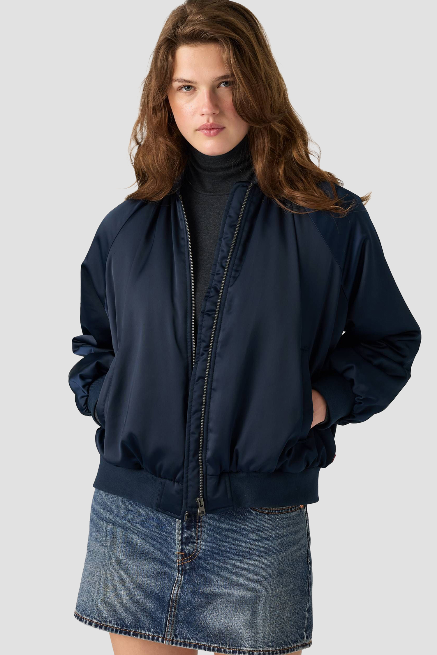 Женский темно-синий бомбер Levi’s® 007UC;0001