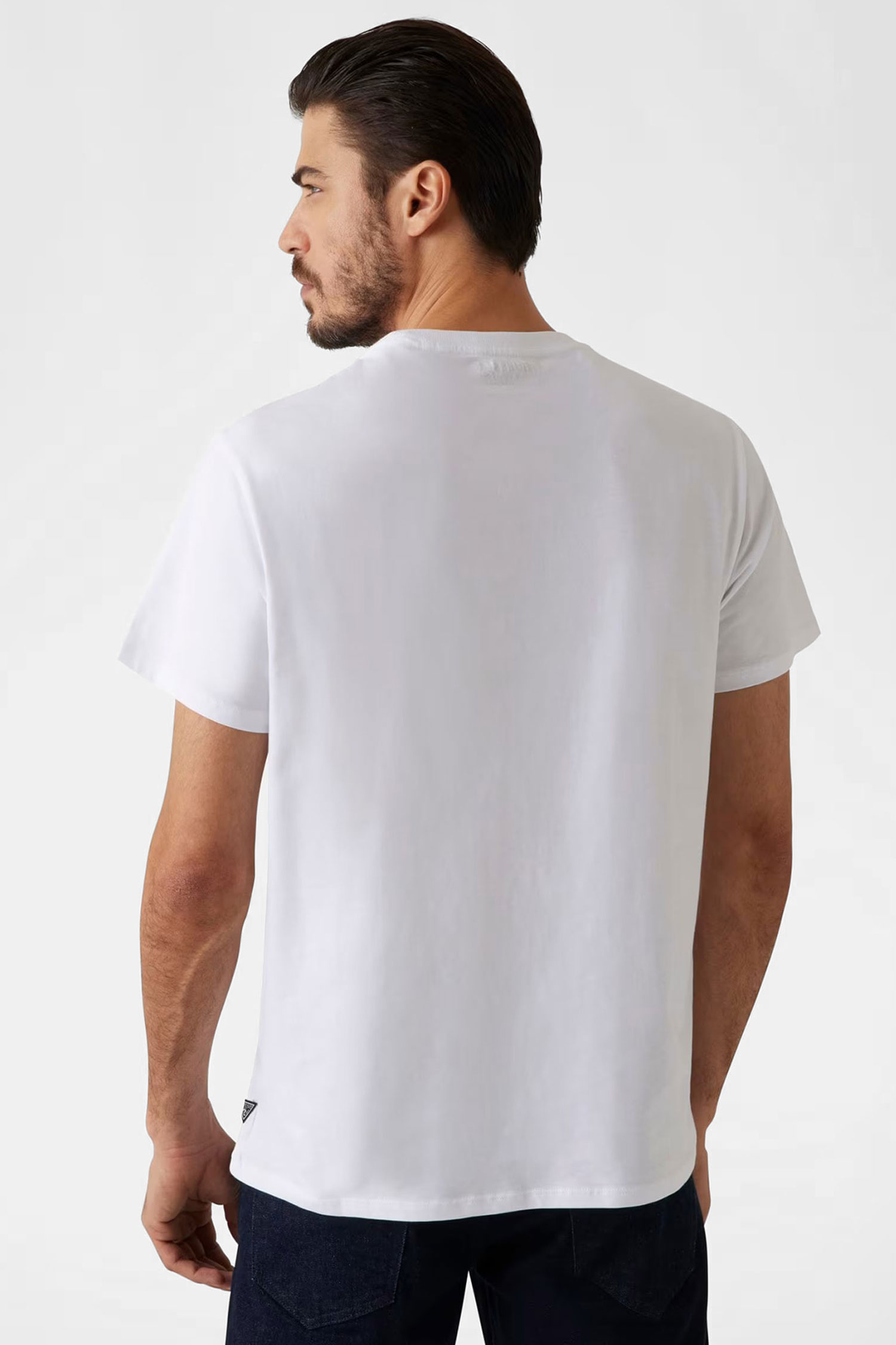 Мужская белая футболка Guess M4PI0E.K8HM4;G011