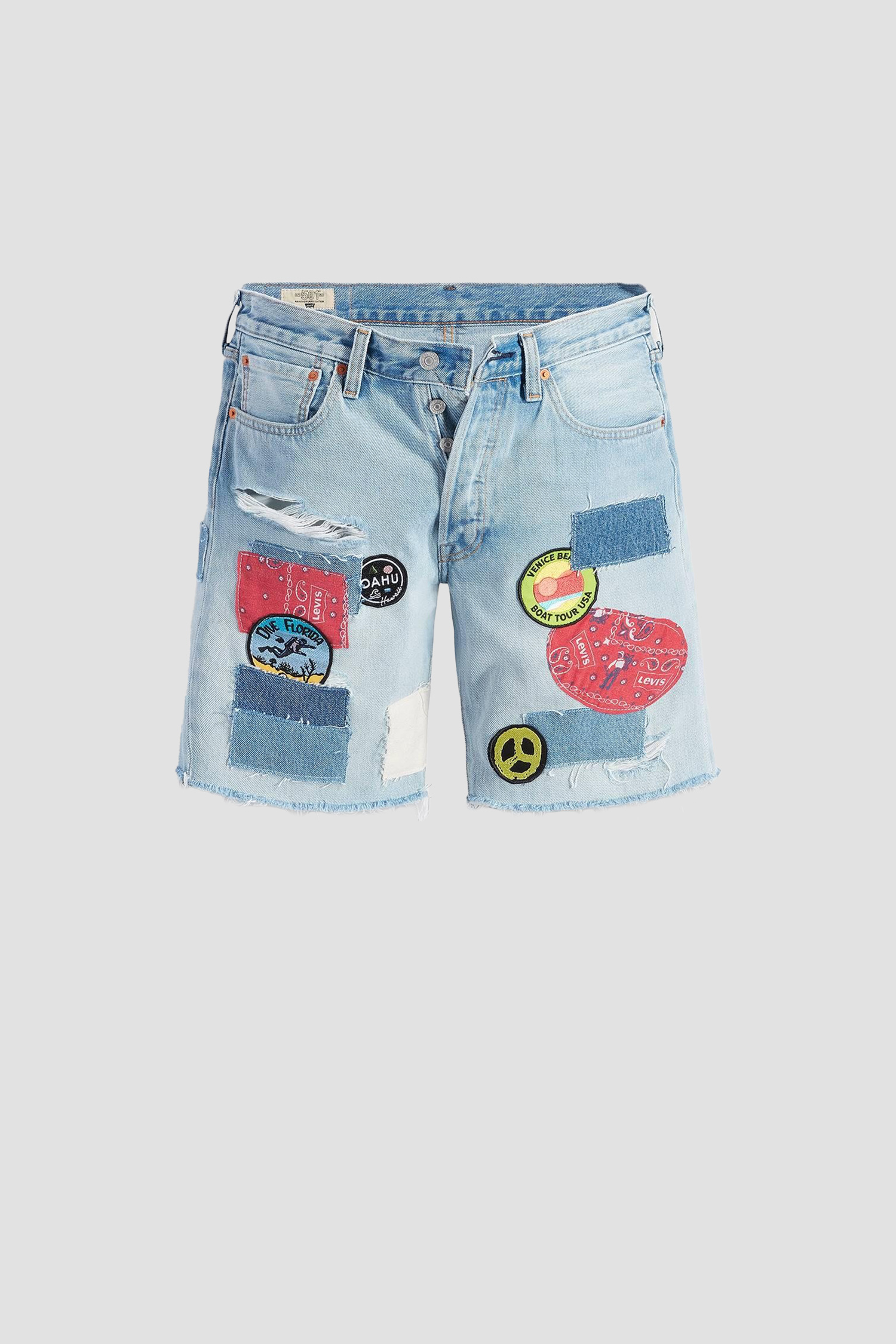 Мужские голубые джинсовые шорты 501® Levi’s® 36512;0201