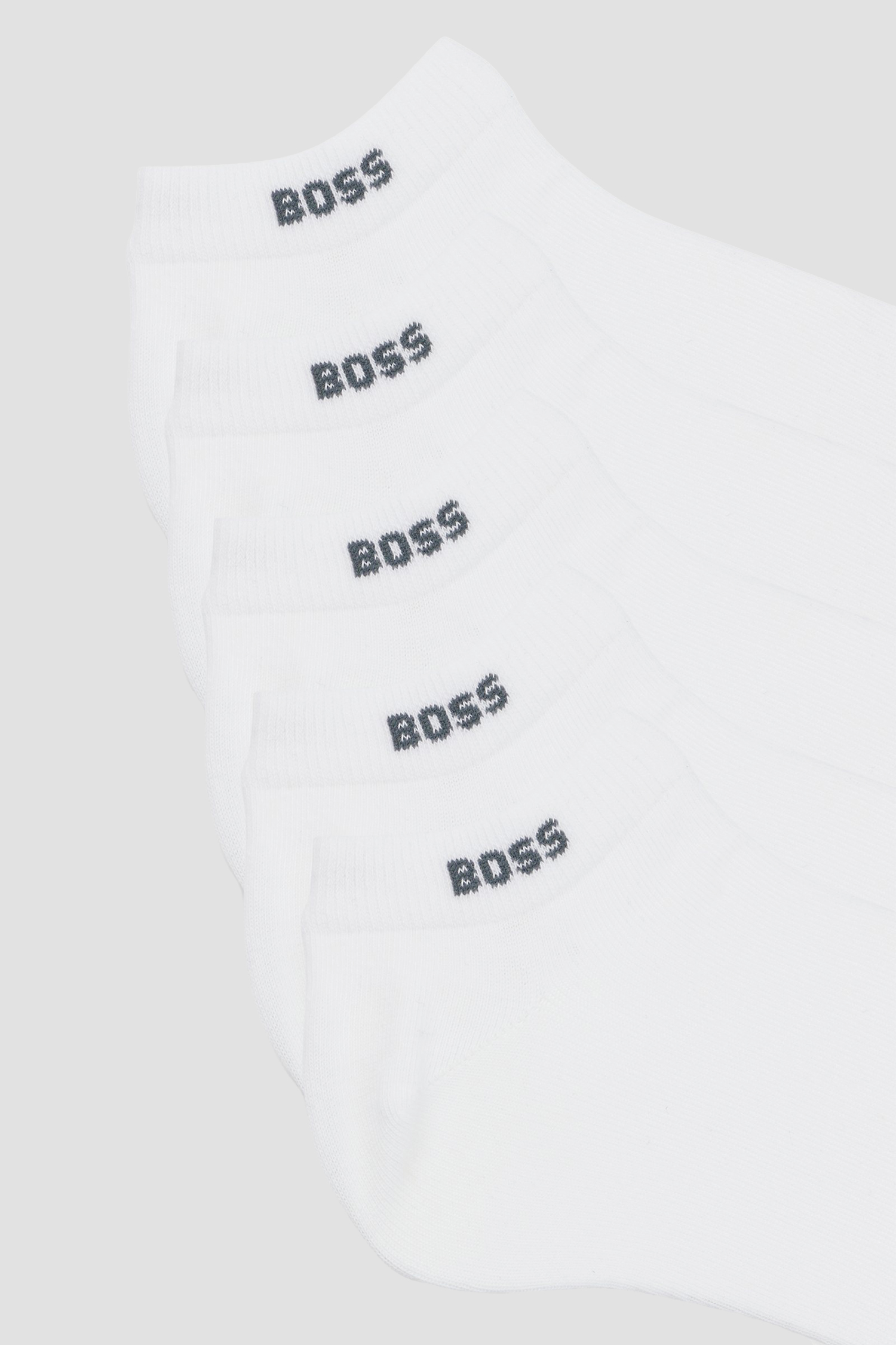 Мужские белые носки (5 пар) BOSS 50493197;100