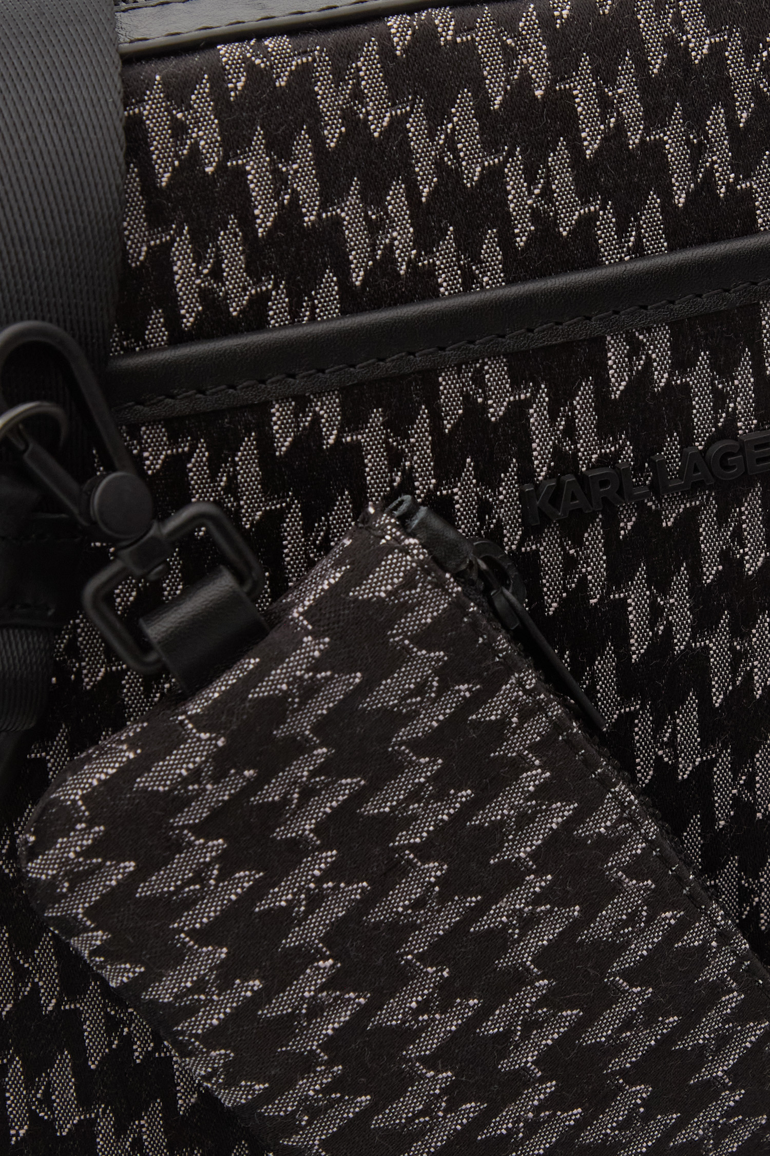Чоловіча чорна сумка з візерунком Karl Lagerfeld 561115.805916;940