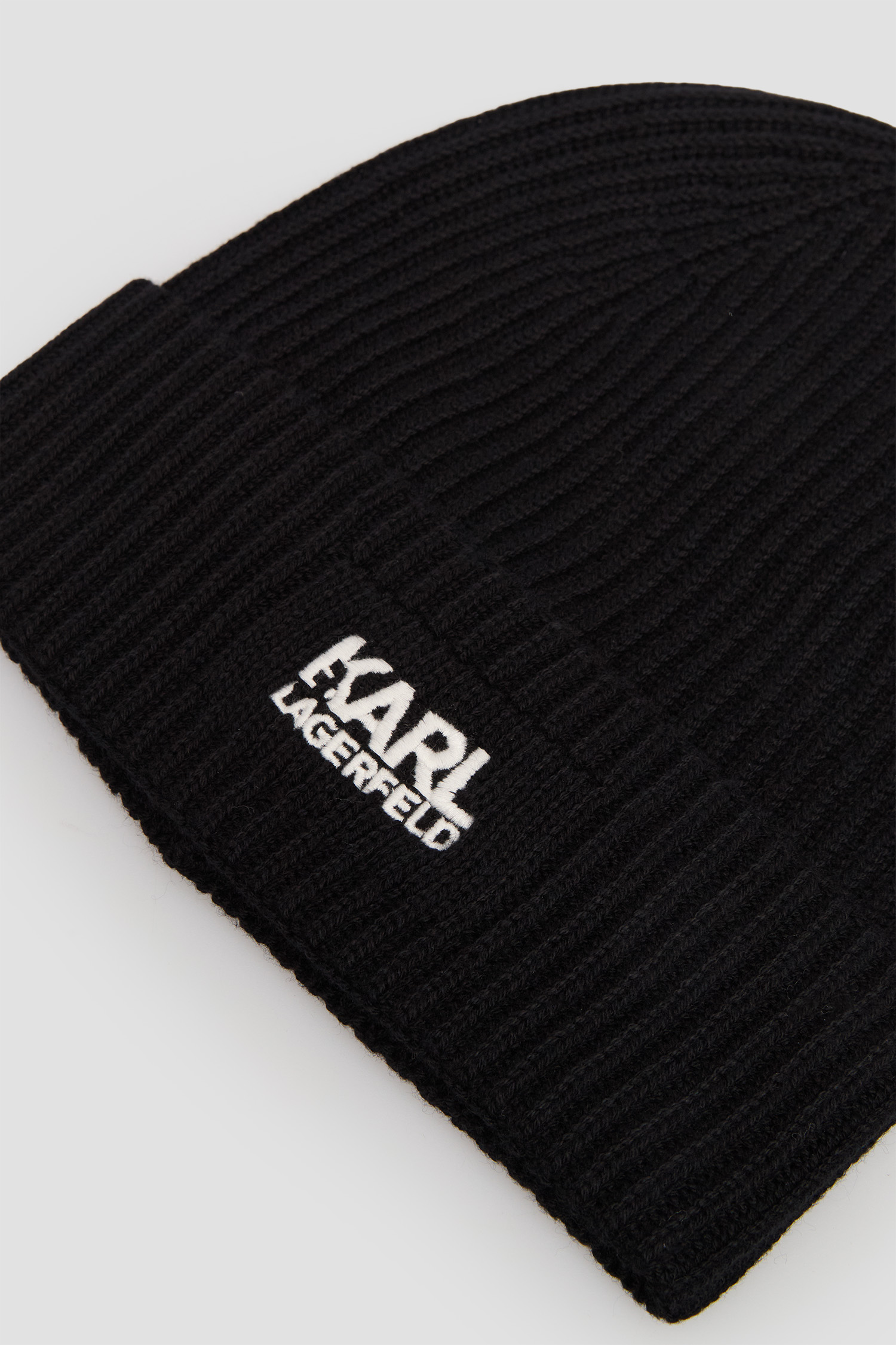 Чоловіча чорна вовняна шапка Karl Lagerfeld 554305.805601;990