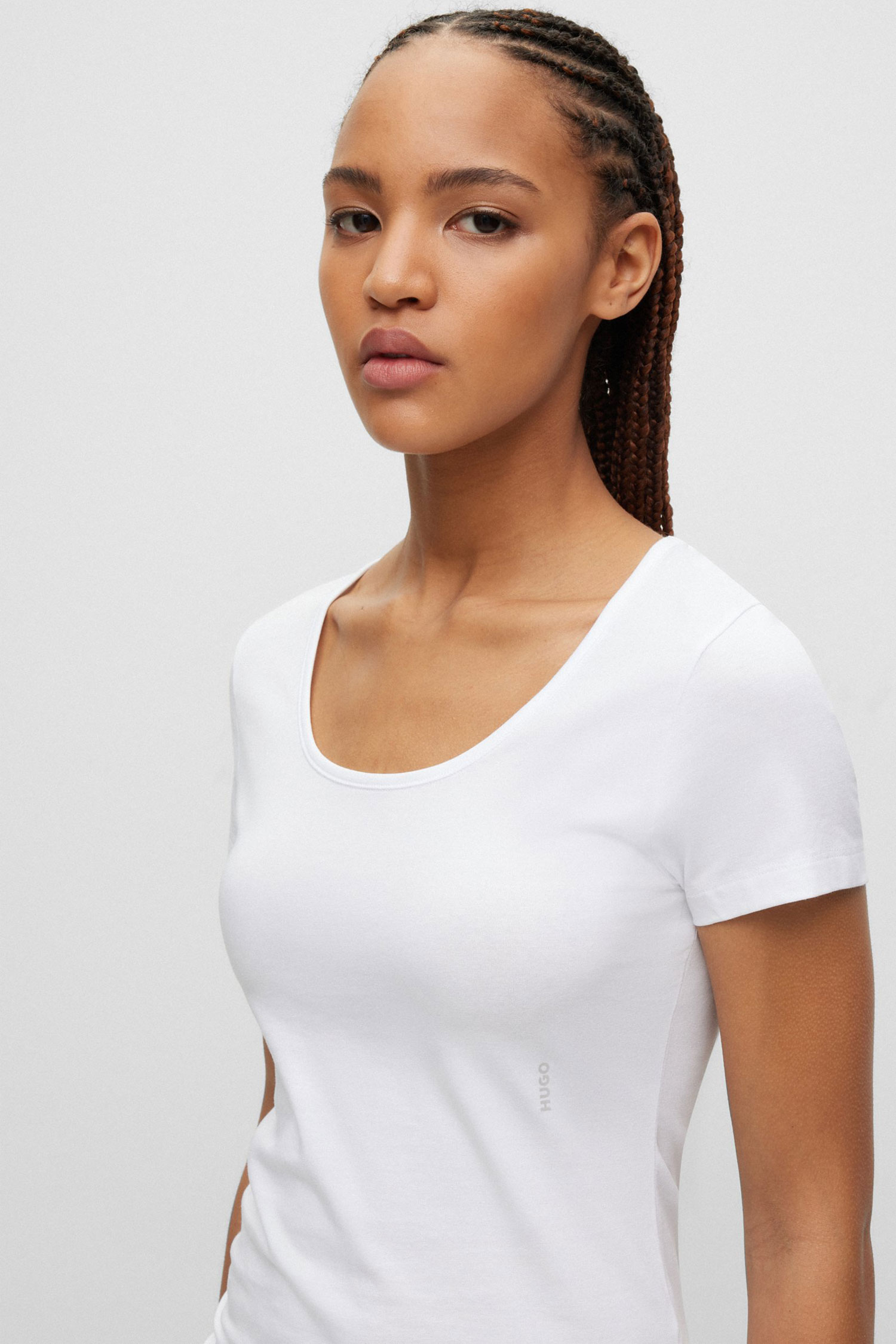Женская белая футболка (2 шт) HUGO 50469660;100