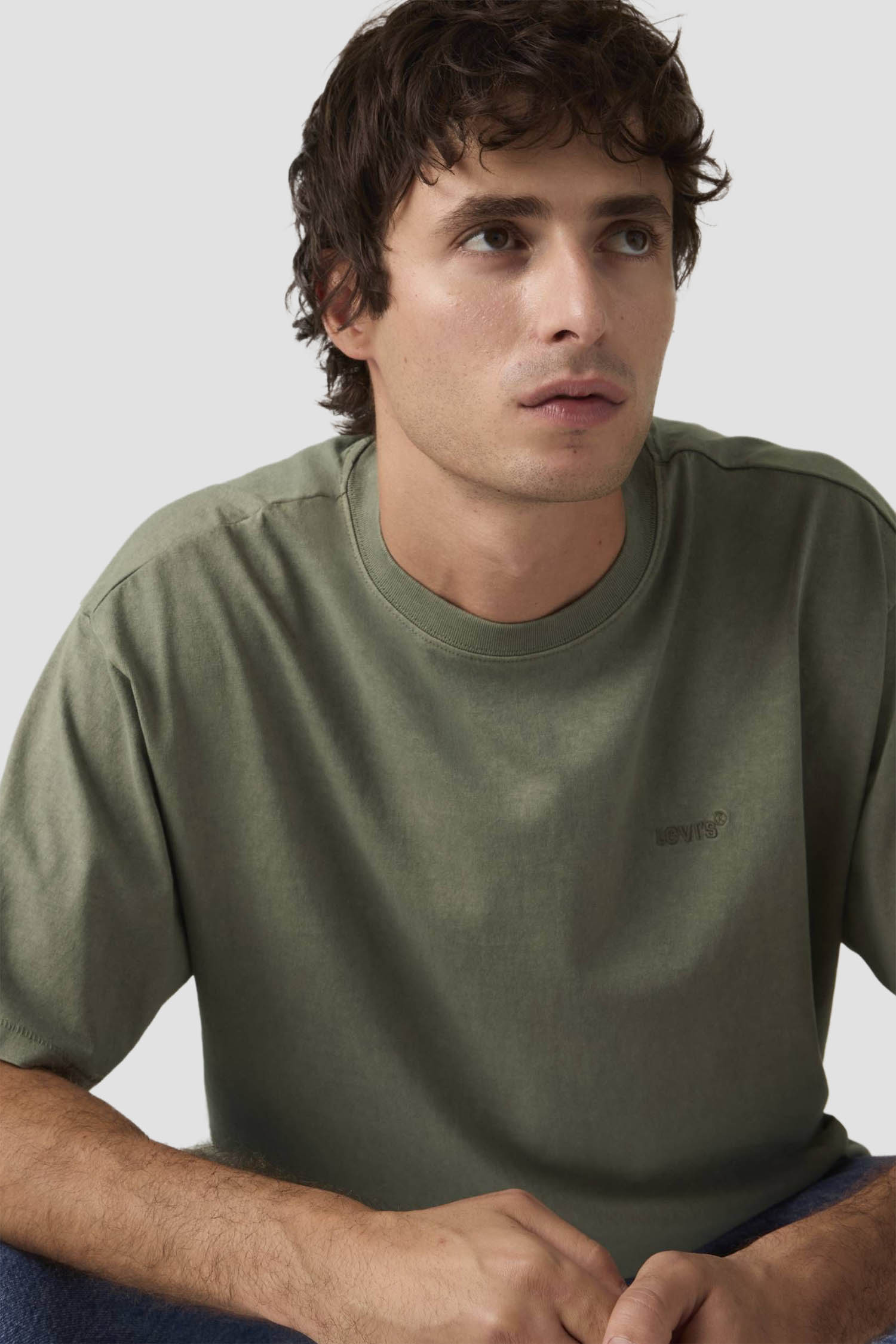 Чоловіча оливкова футболка Levi’s® A0637;0189