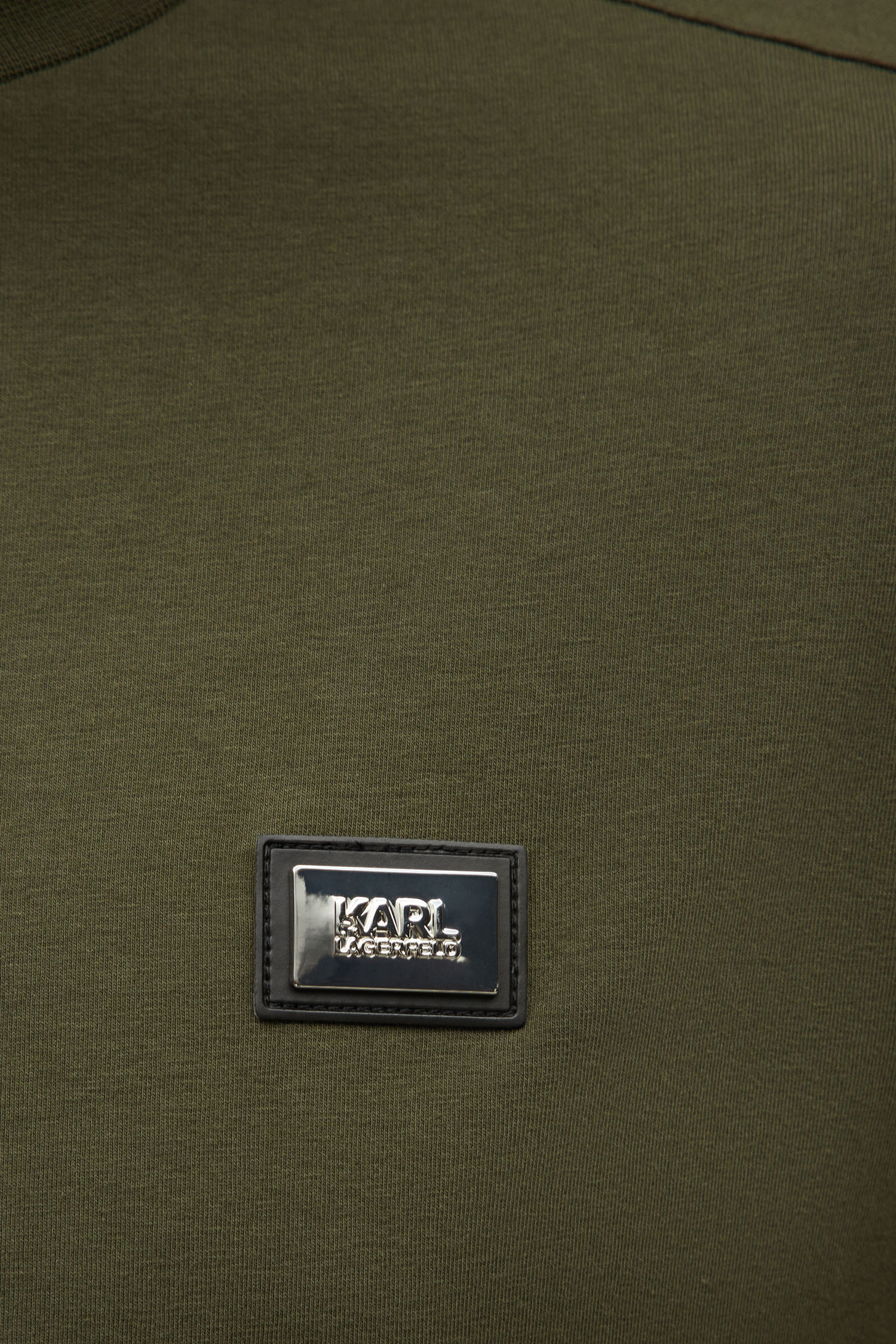 Мужской зеленый лонгслив Karl Lagerfeld 544221.755023;590