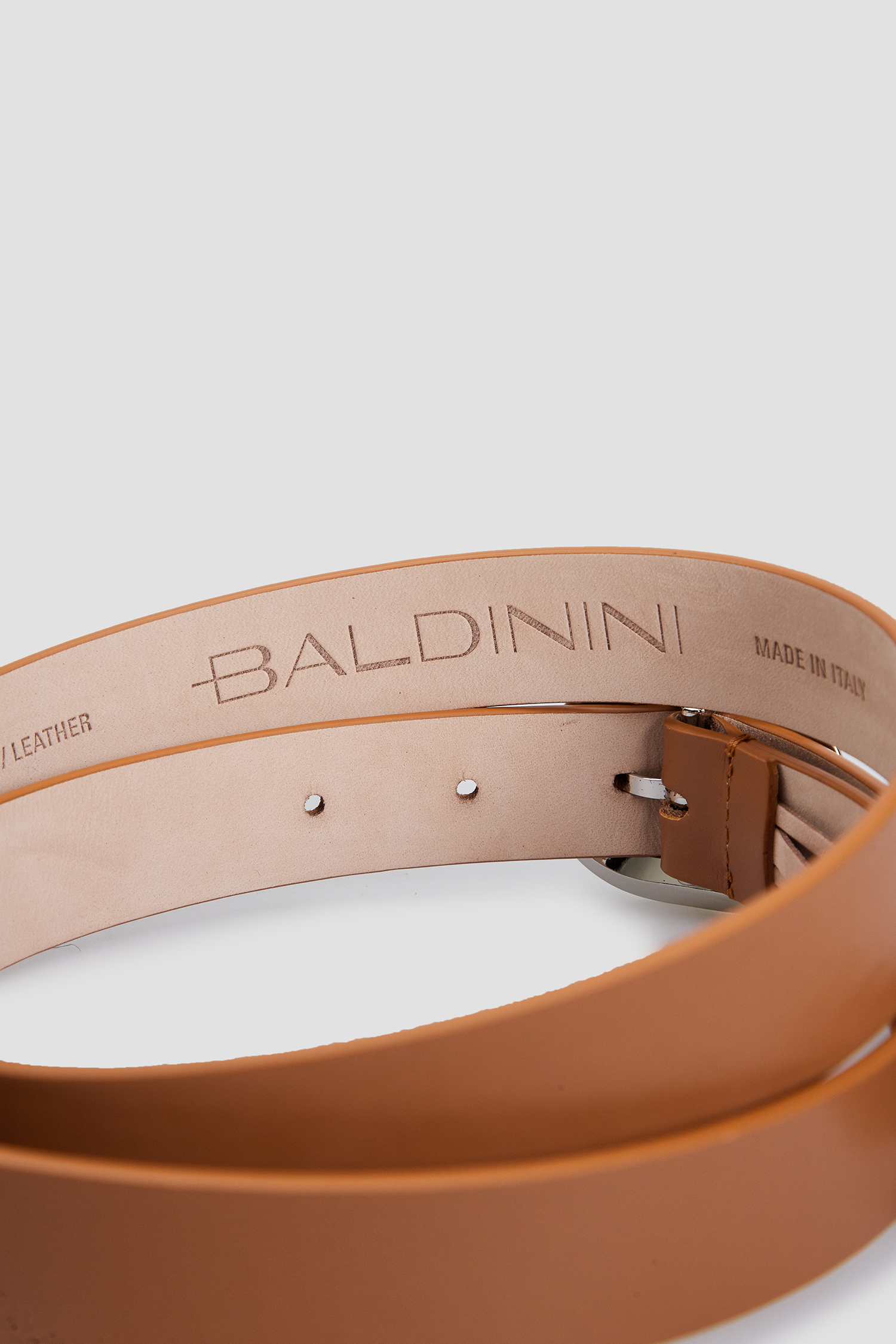 Женский коричневый кожаный ремень BALDININI I2D002XXVITE;4120