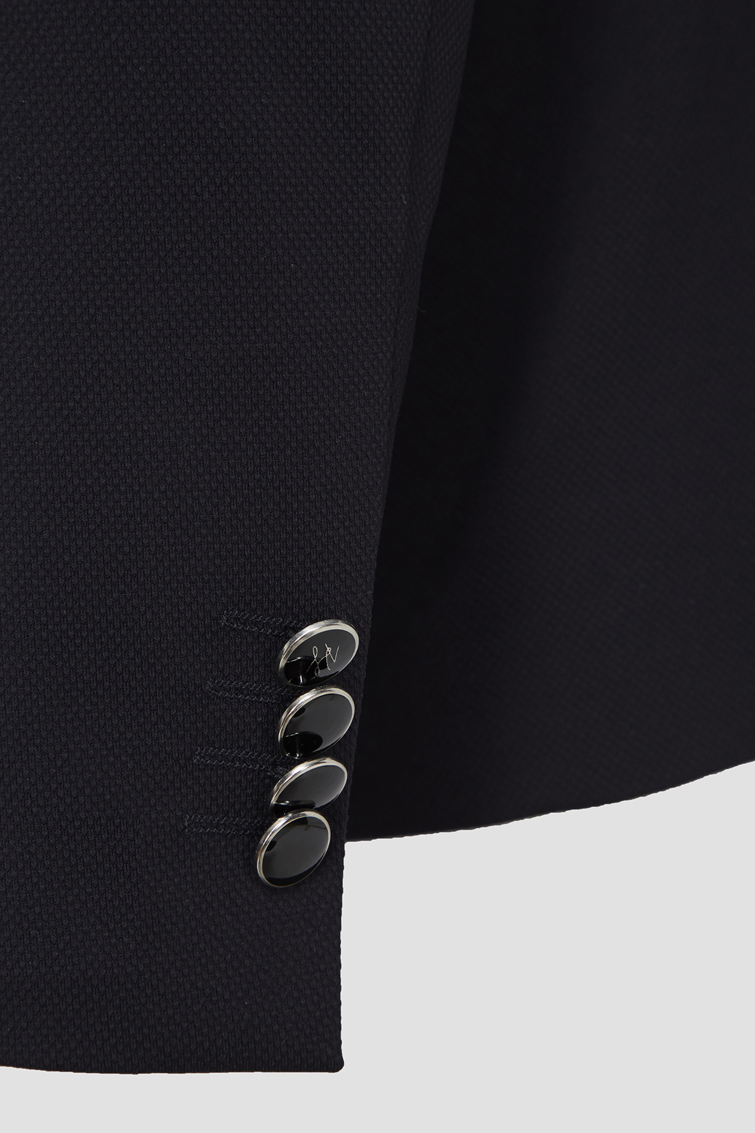 Мужской черный пиджак Karl Lagerfeld 541028.155274;990