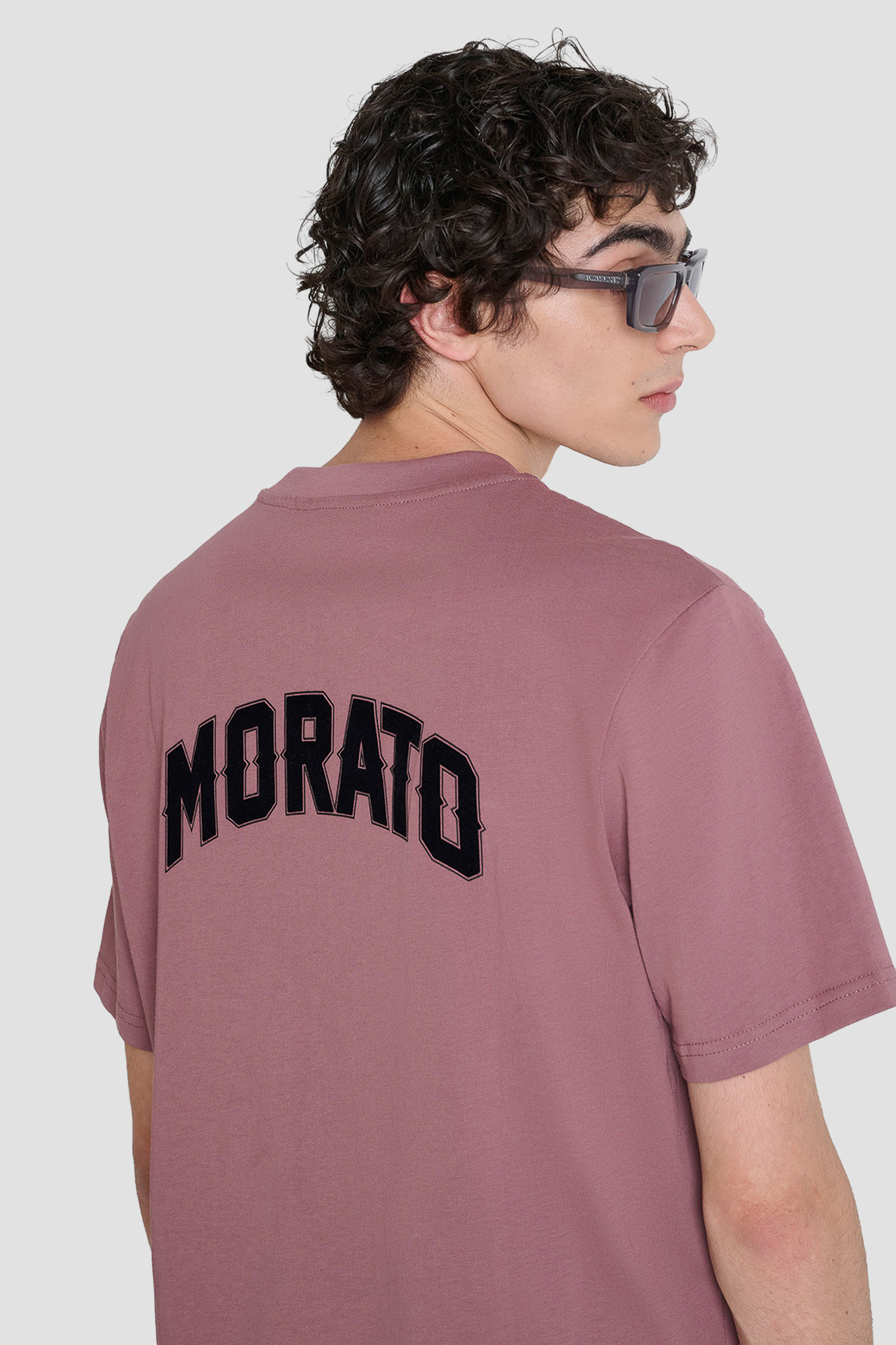 Мужская розовая футболка Antony Morato MMKS02688.FA100240;5111