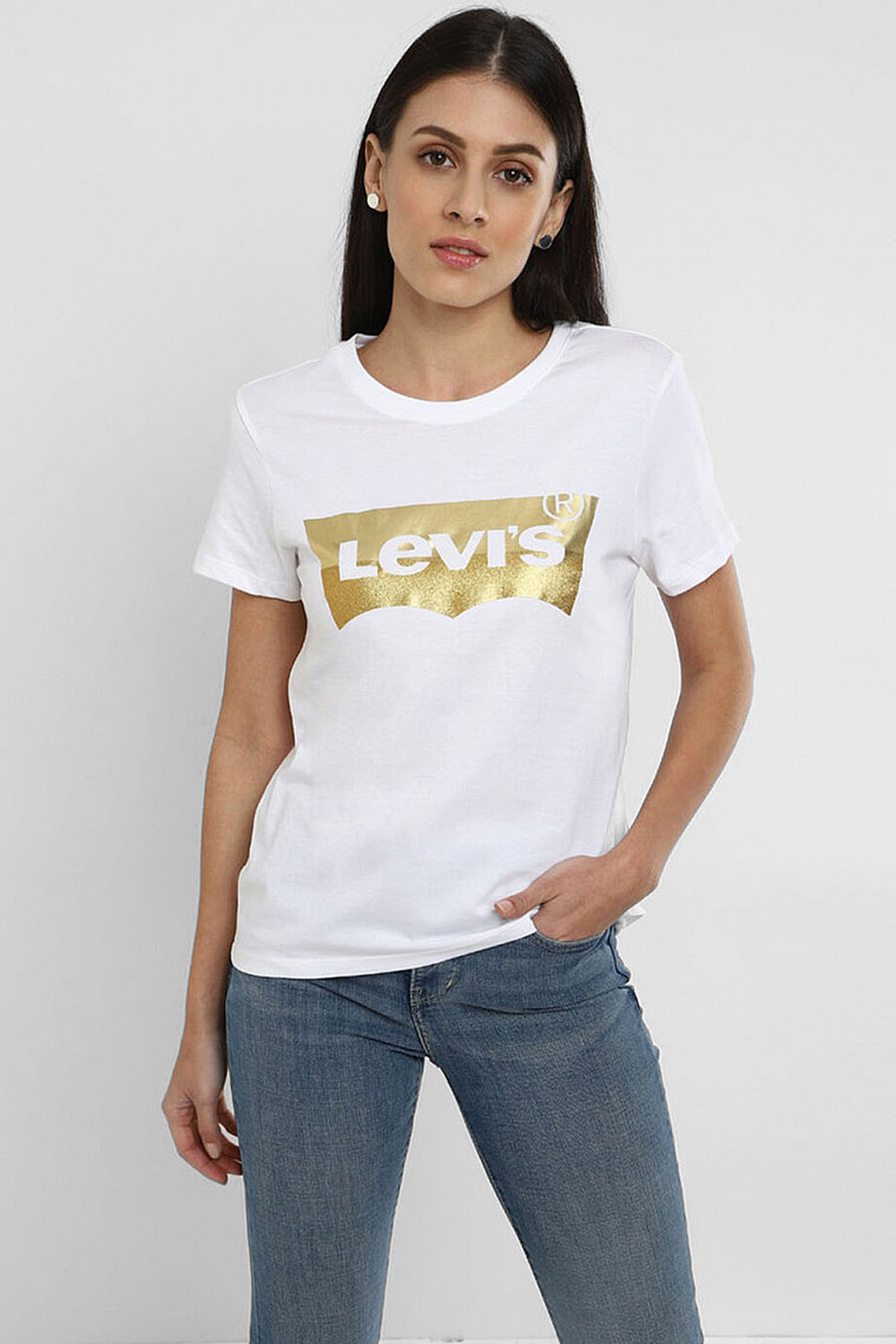 Женская белая футболка Levi’s® 17369;0453