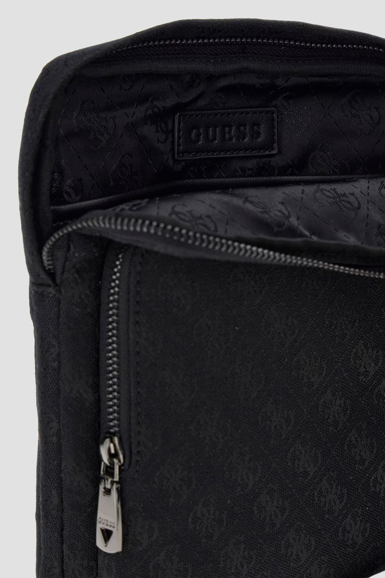 Чоловіча чорна сумка з візерунком Guess HMBOST.P6123;DAB