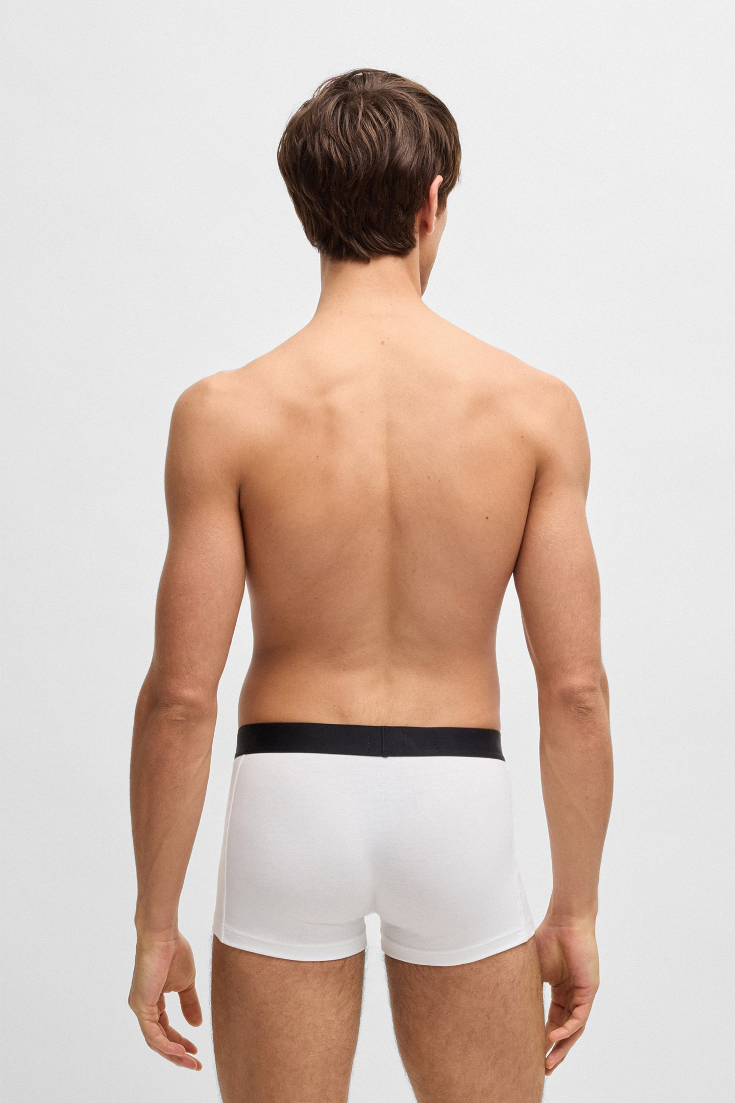 Чоловічі білі боксери (3 шт) BOSS 50544263;100