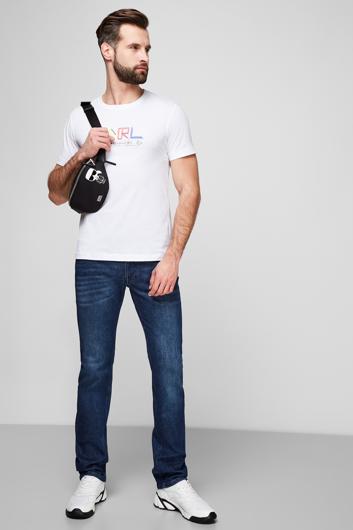 Мужская белая футболка Karl Lagerfeld 511240.755062;10