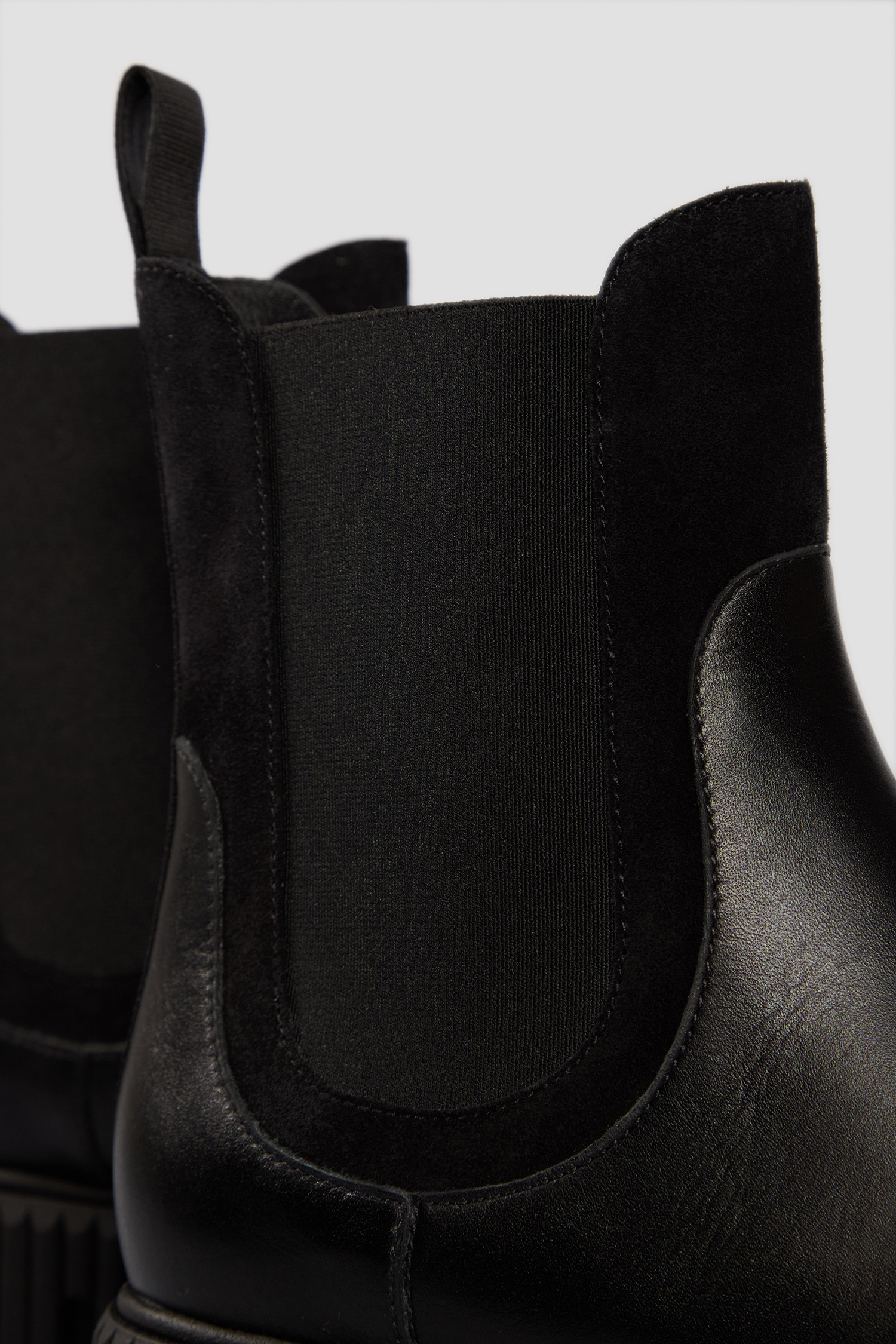 Жіночі чорні шкіряні челсі BALDININI D5B511P1VITE;0000