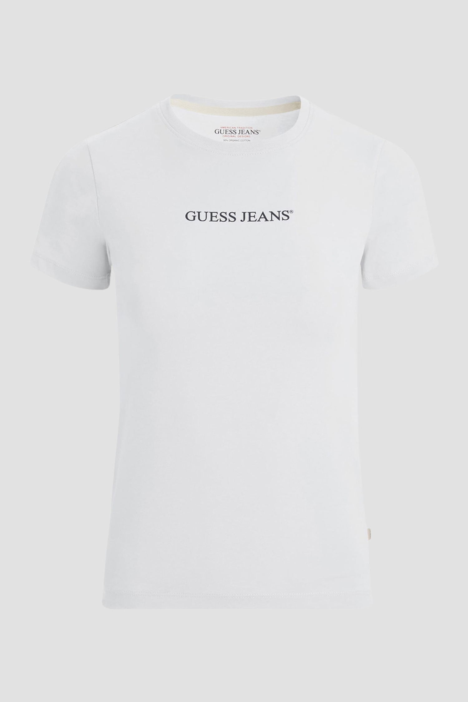 Жіноча біла футболка Guess Jeans W4YI01.J1314;G011