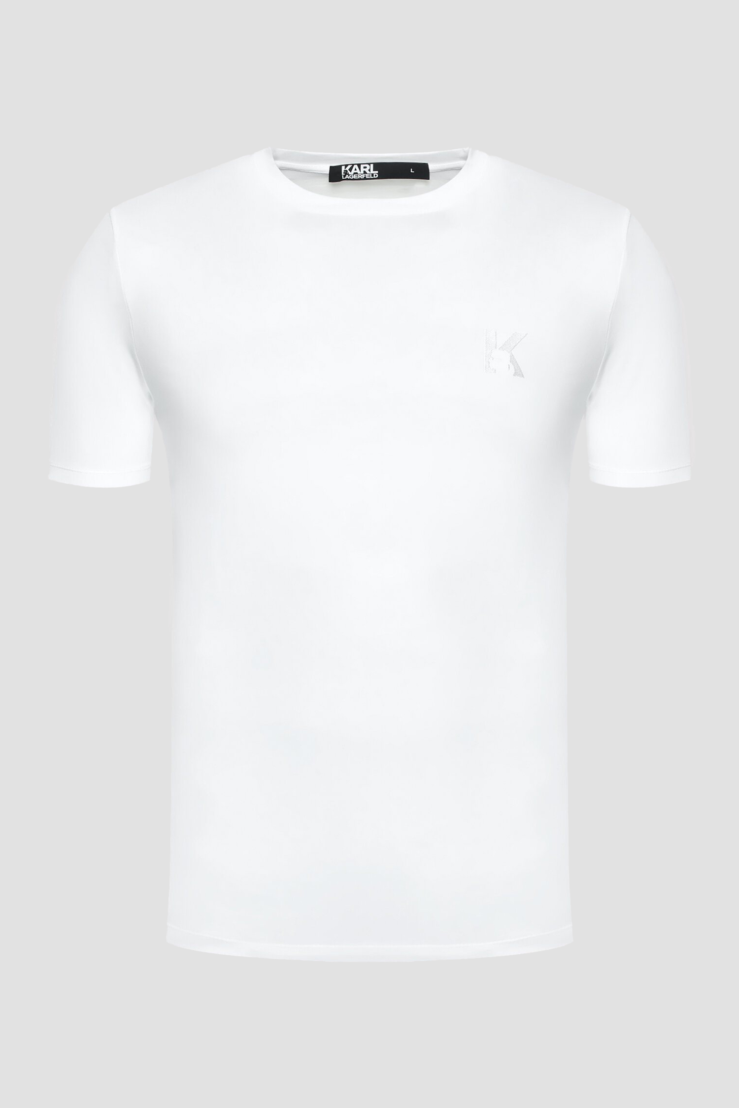 Мужская белая футболка Karl Lagerfeld 500221.755890;10