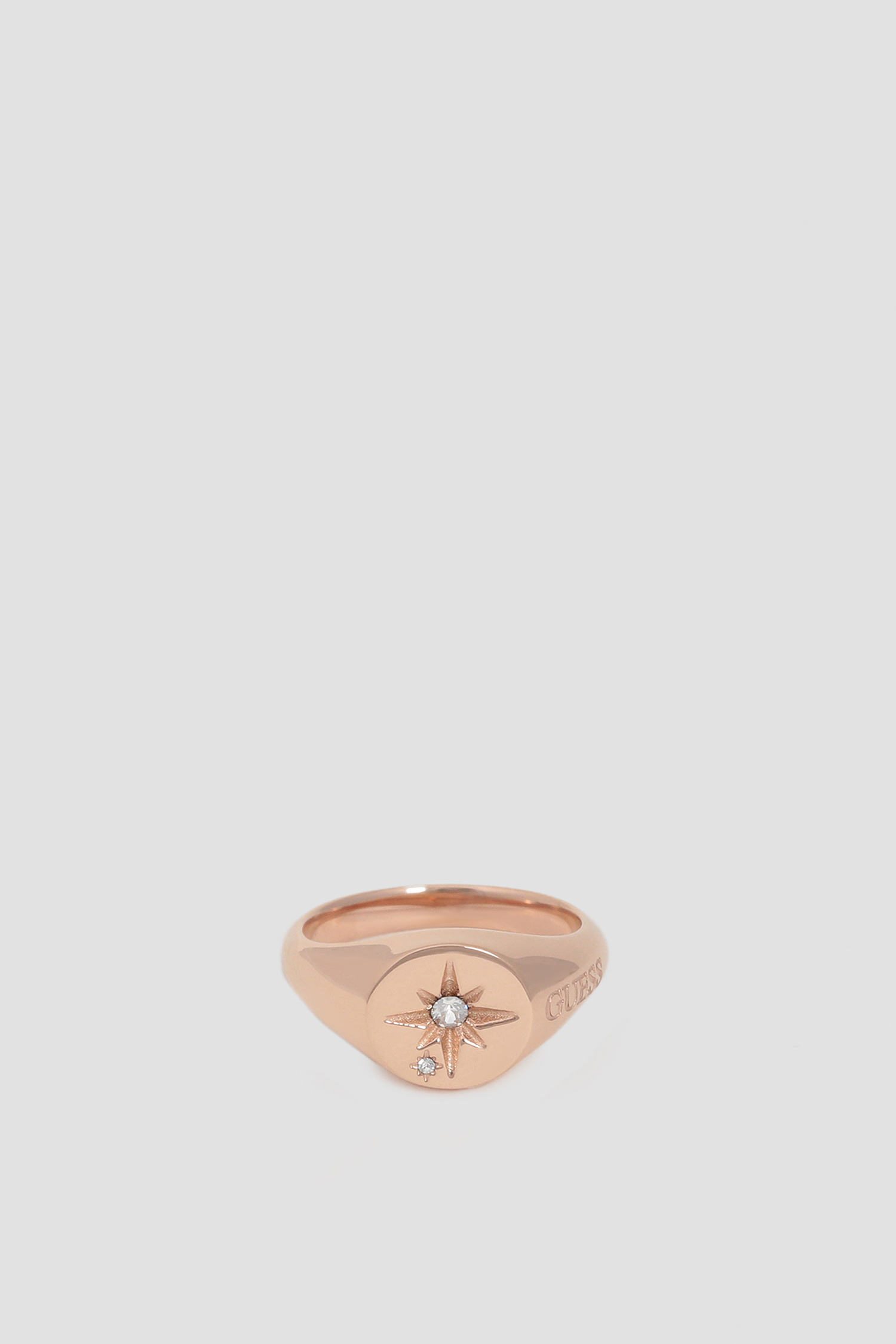 Женское золотистое кольцо Guess UBR20012;RG