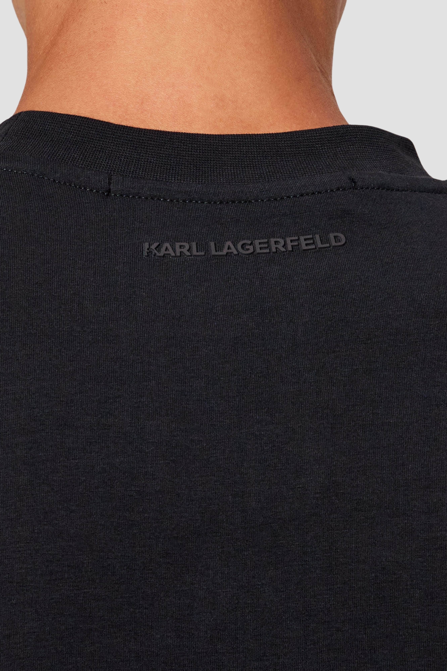 Чоловічий темно-синій лонгслів Karl Lagerfeld 554221.755020;690