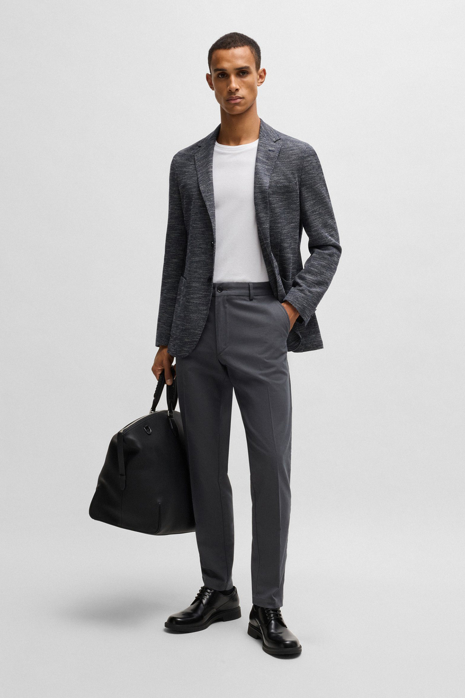 Мужские темно-серые брюки BOSS 50534880;404