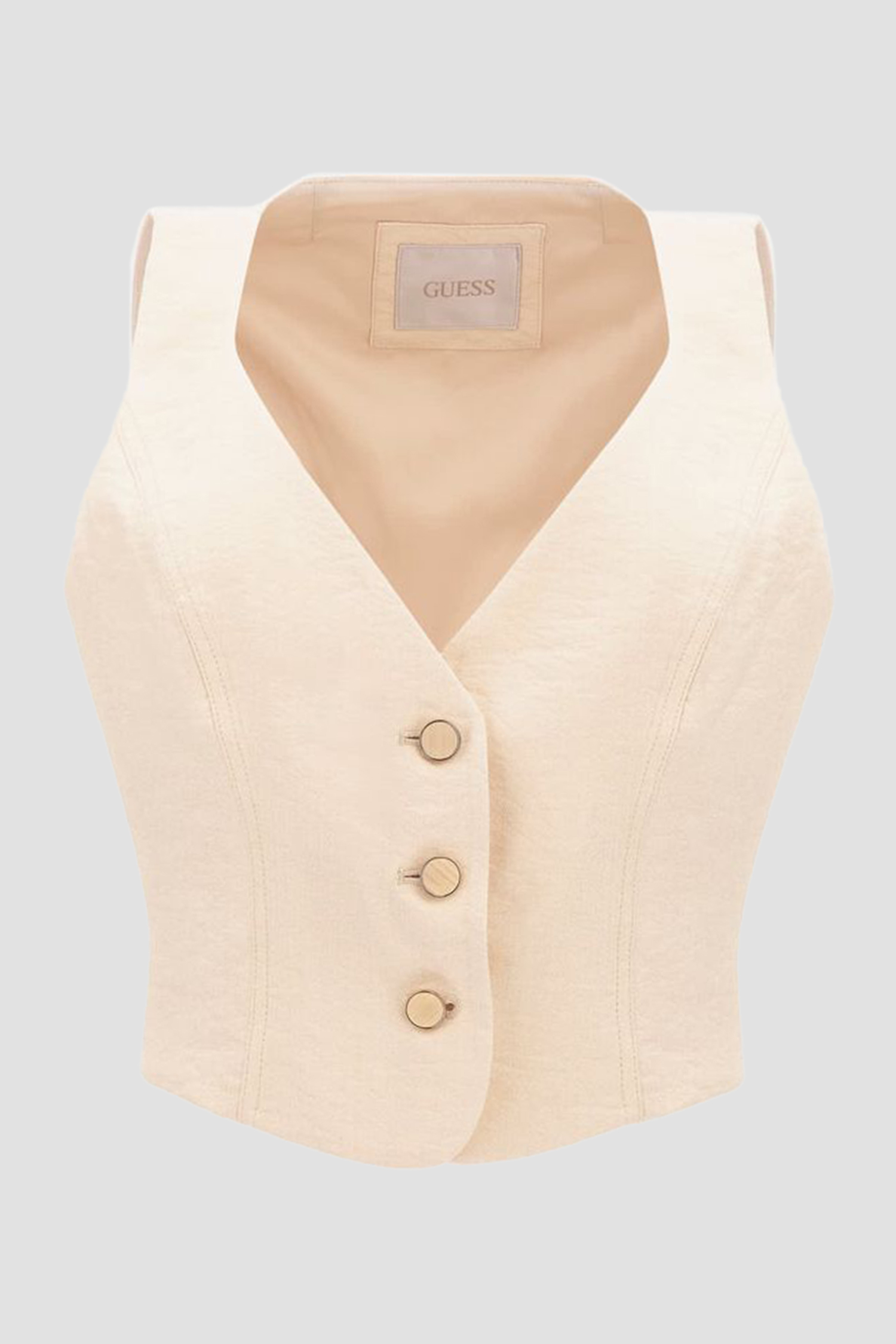Женский бежевый жилет Guess W5GH71.WH5F0;F14Z