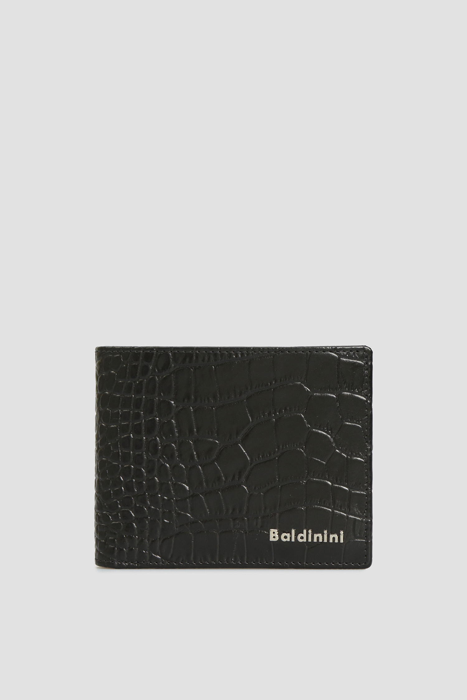 Чорний шкіряний гаманець для хлопців Baldinini Q2B005COCC;0000