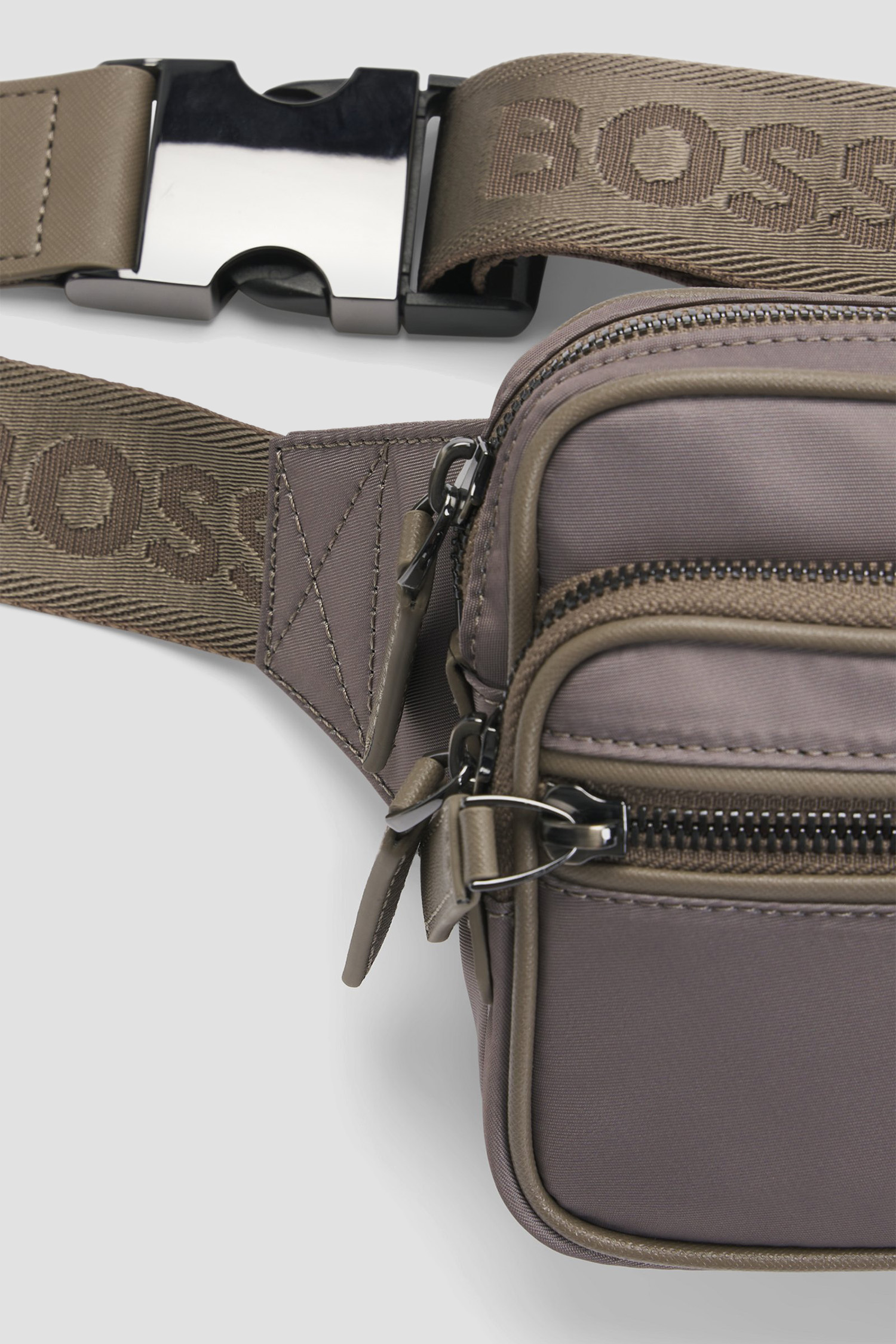 Мужская бежевая поясная сумка BOSS 50529106;376