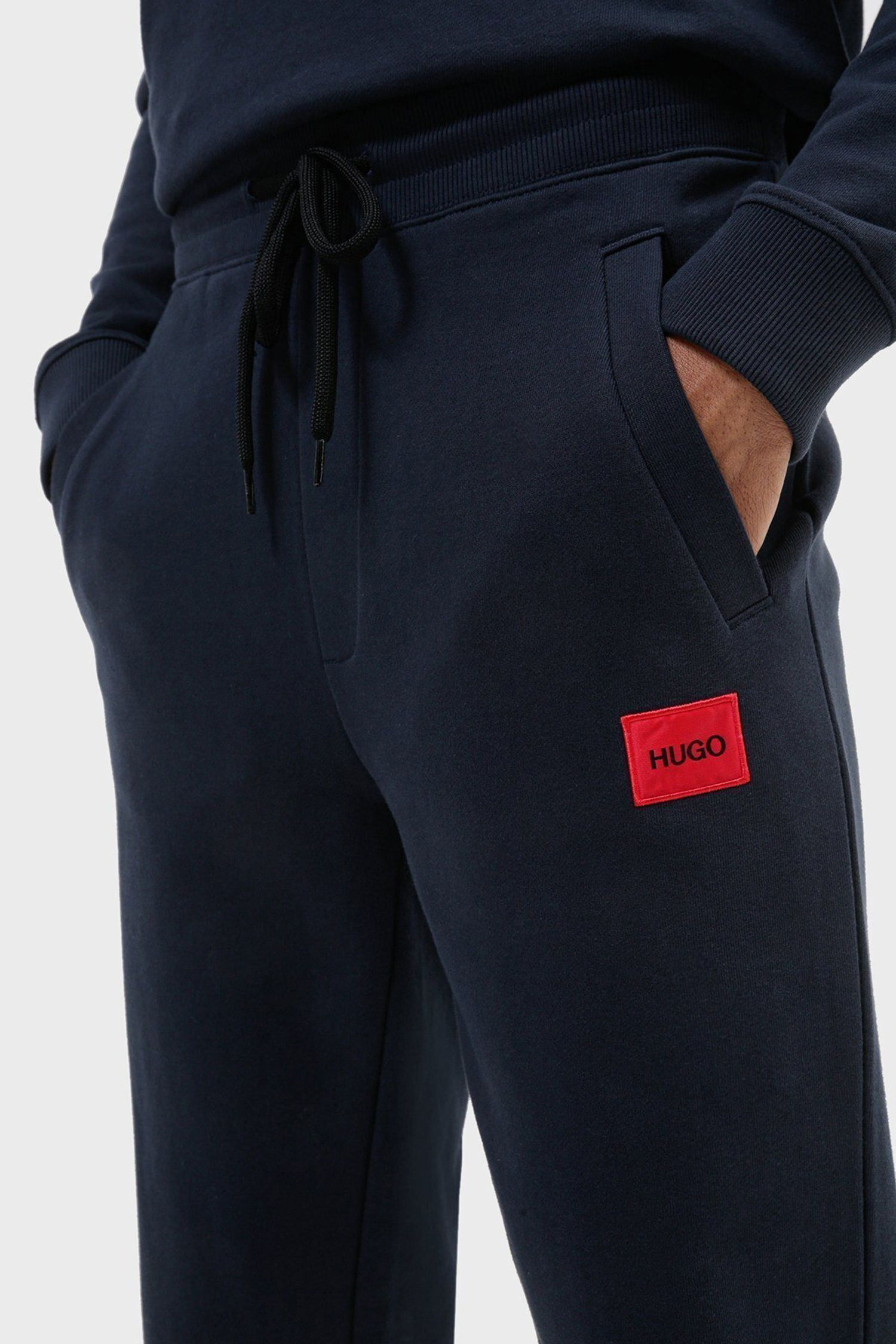 Мужские темно-синие спортивные брюки HUGO 50447963;405