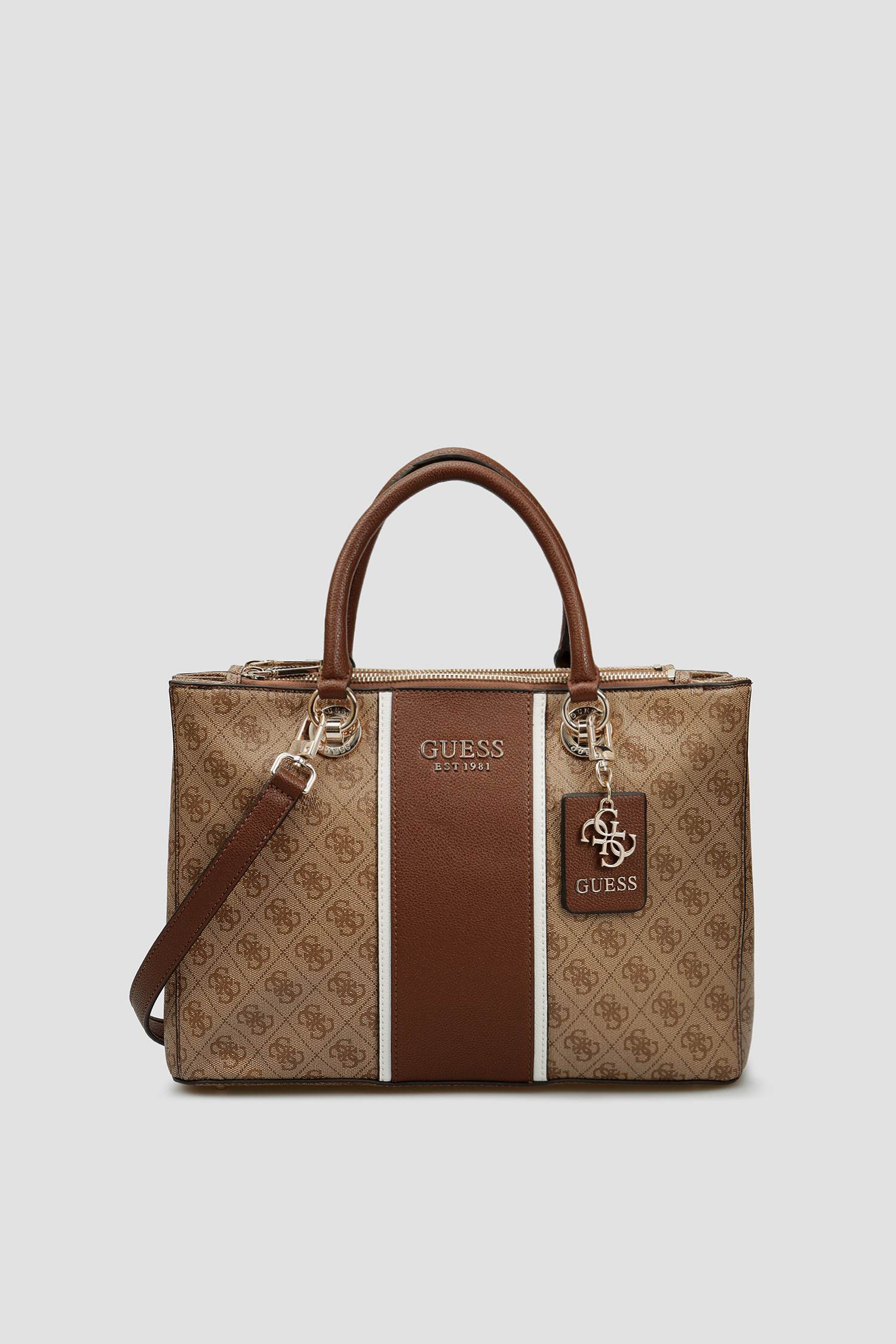 Женская коричневая сумка через плечо Guess HWSG77.37230;BRO