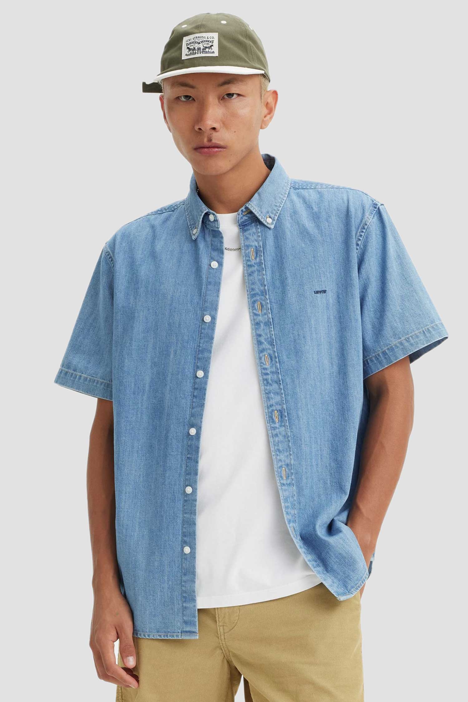 Чоловіча блакитна джинсова сорочка Levi’s® A9161;0007