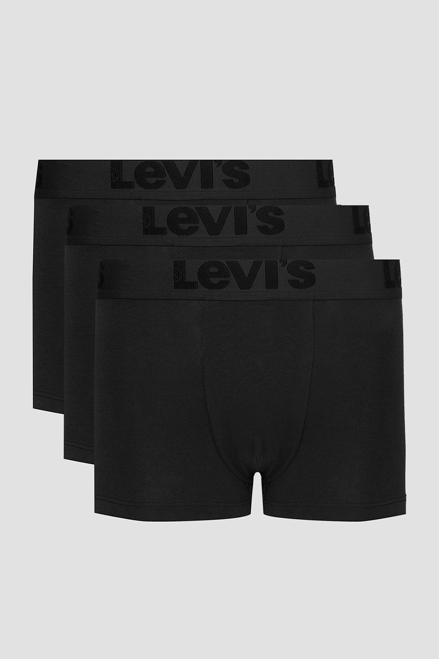 Черные боксеры для парней (3 шт) Levi’s® 905042001;001