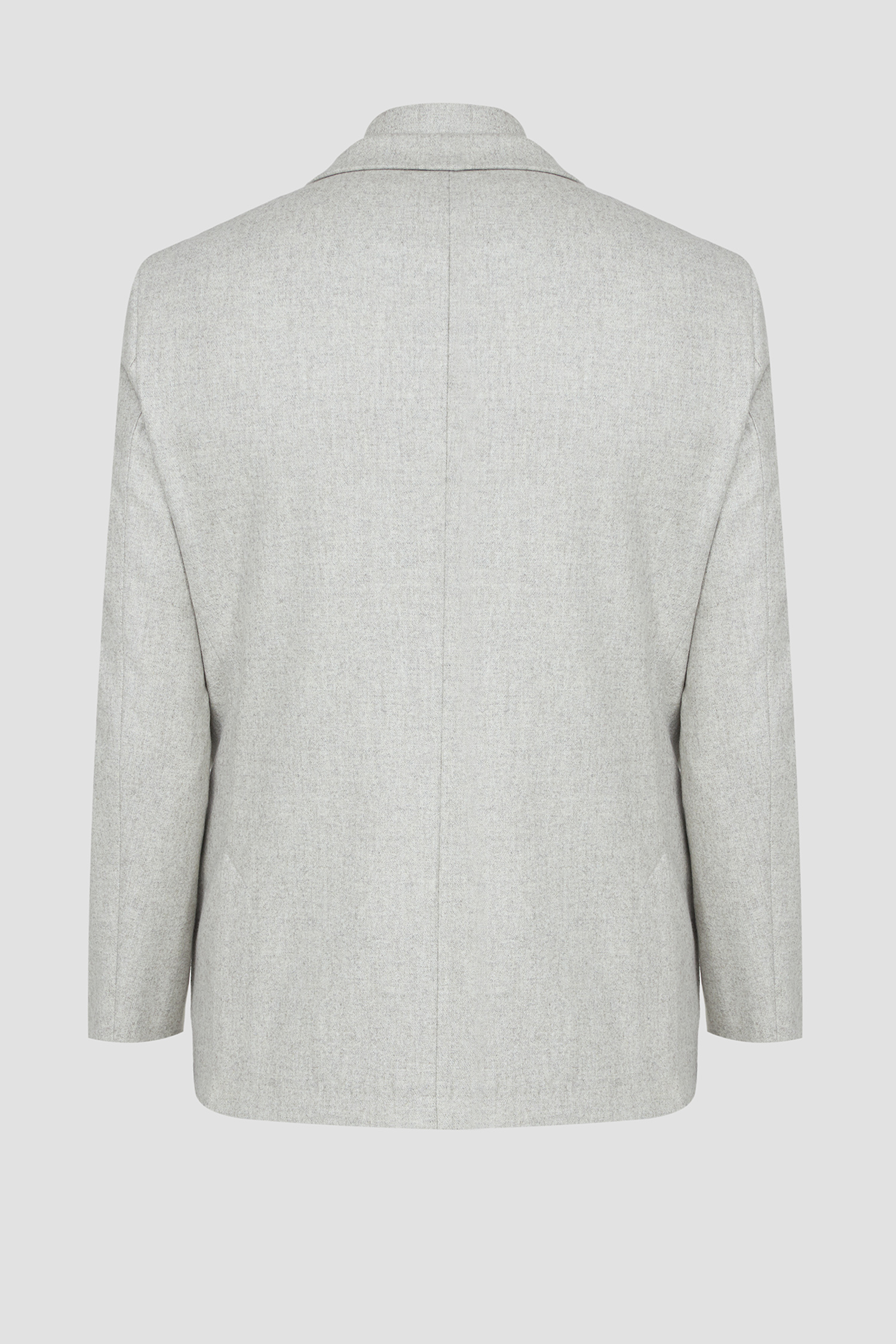 Чоловічий сірий вовняний блейзер BOSS 50502639;041