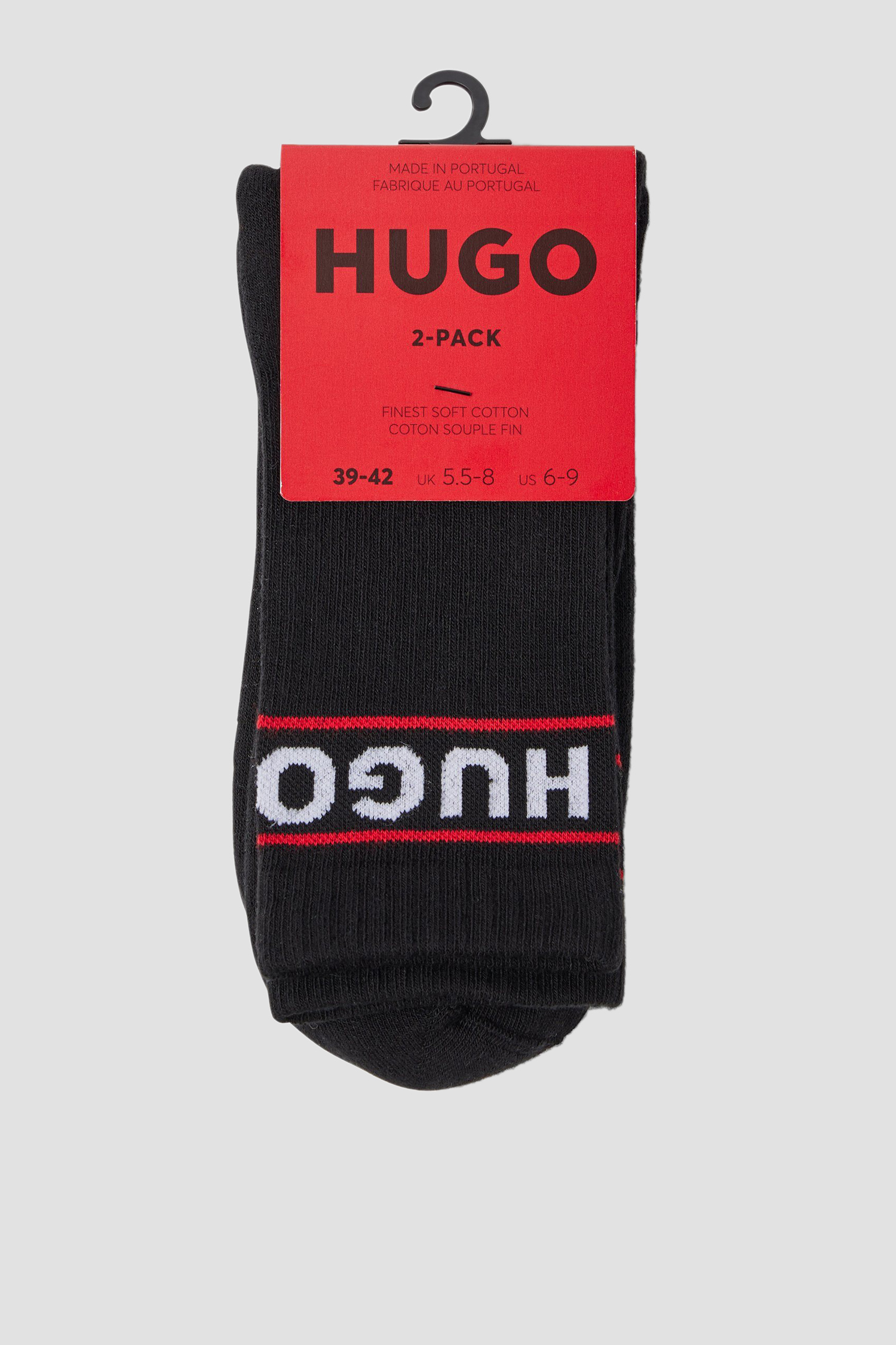 Женские черные носки (2 пары) HUGO 50469276;001