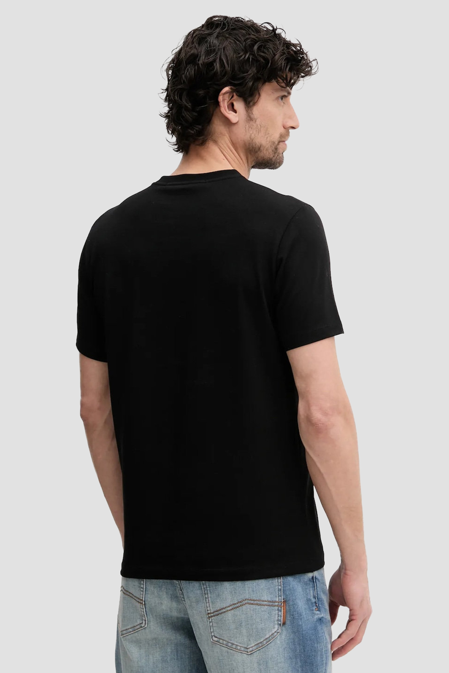 Мужская черная футболка Karl Lagerfeld 552235.755030;990