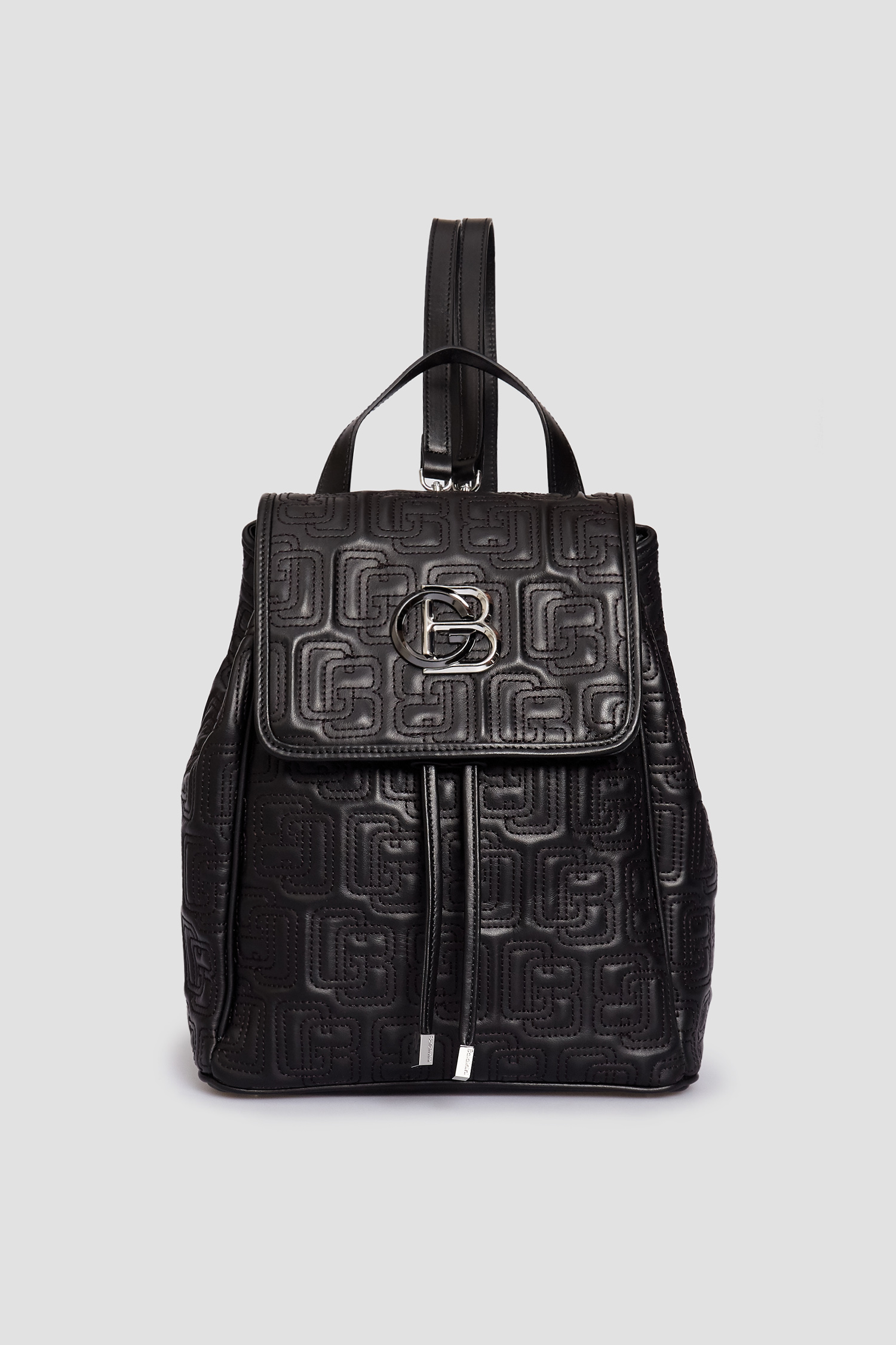 Черный кожаный рюкзак для девушек Baldinini 120138;00
