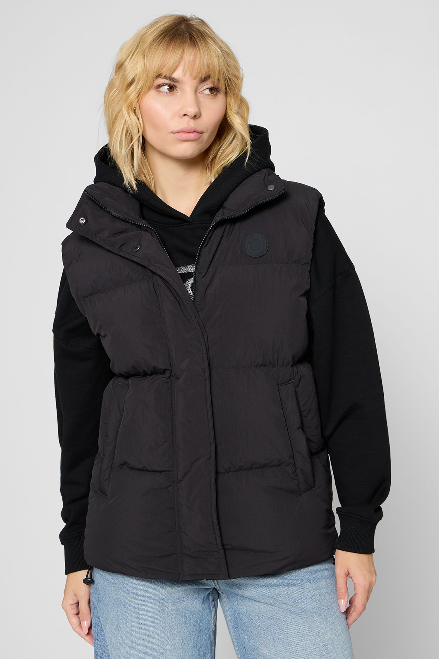 Женский черный жилет HUGO BLUE 50546366;001