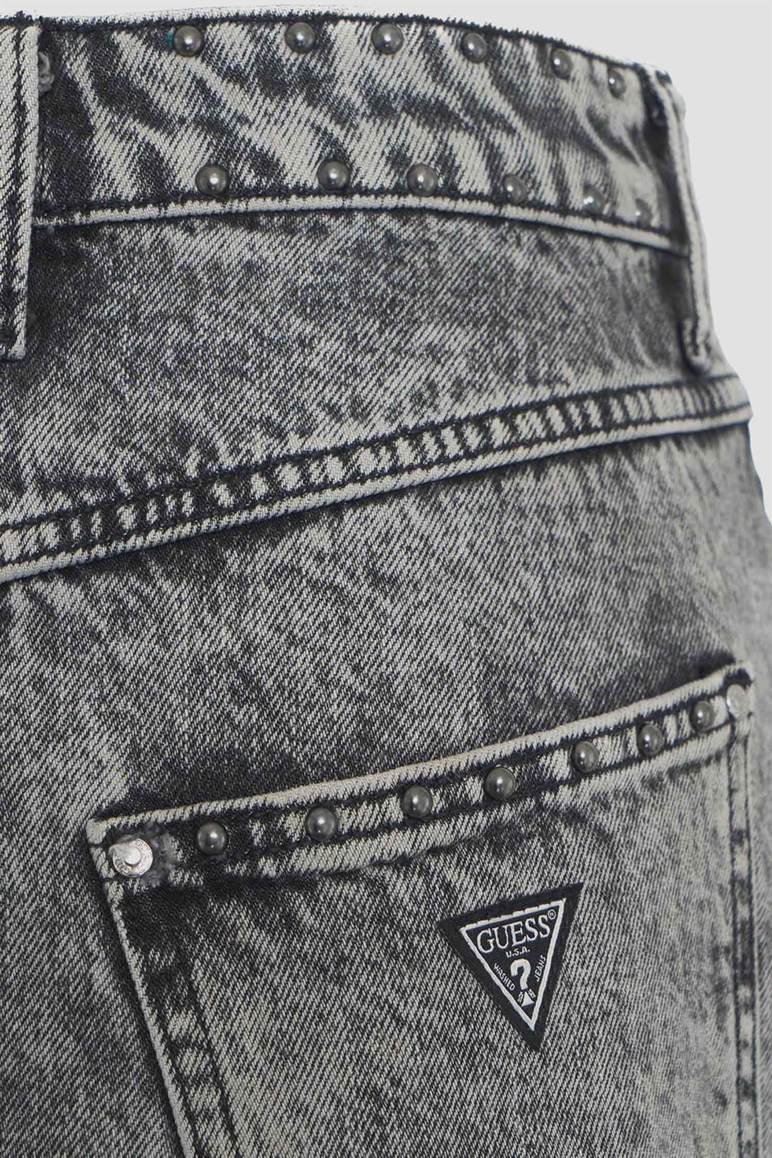 Женская серая джинсовая юбка Guess W4RD0G.D56B3;GST0