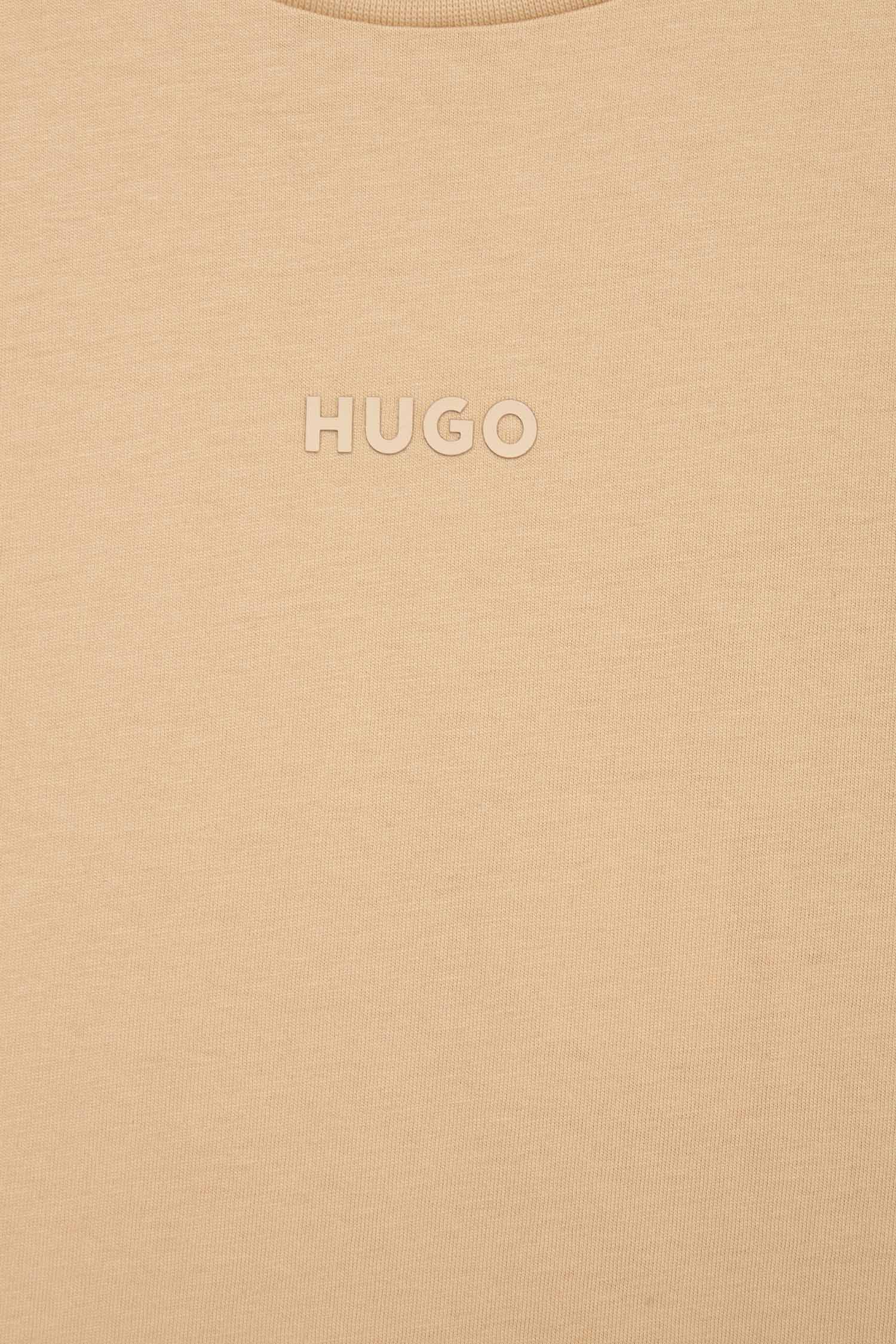 Дитяча бежева футболка HUGO kids G00434;249