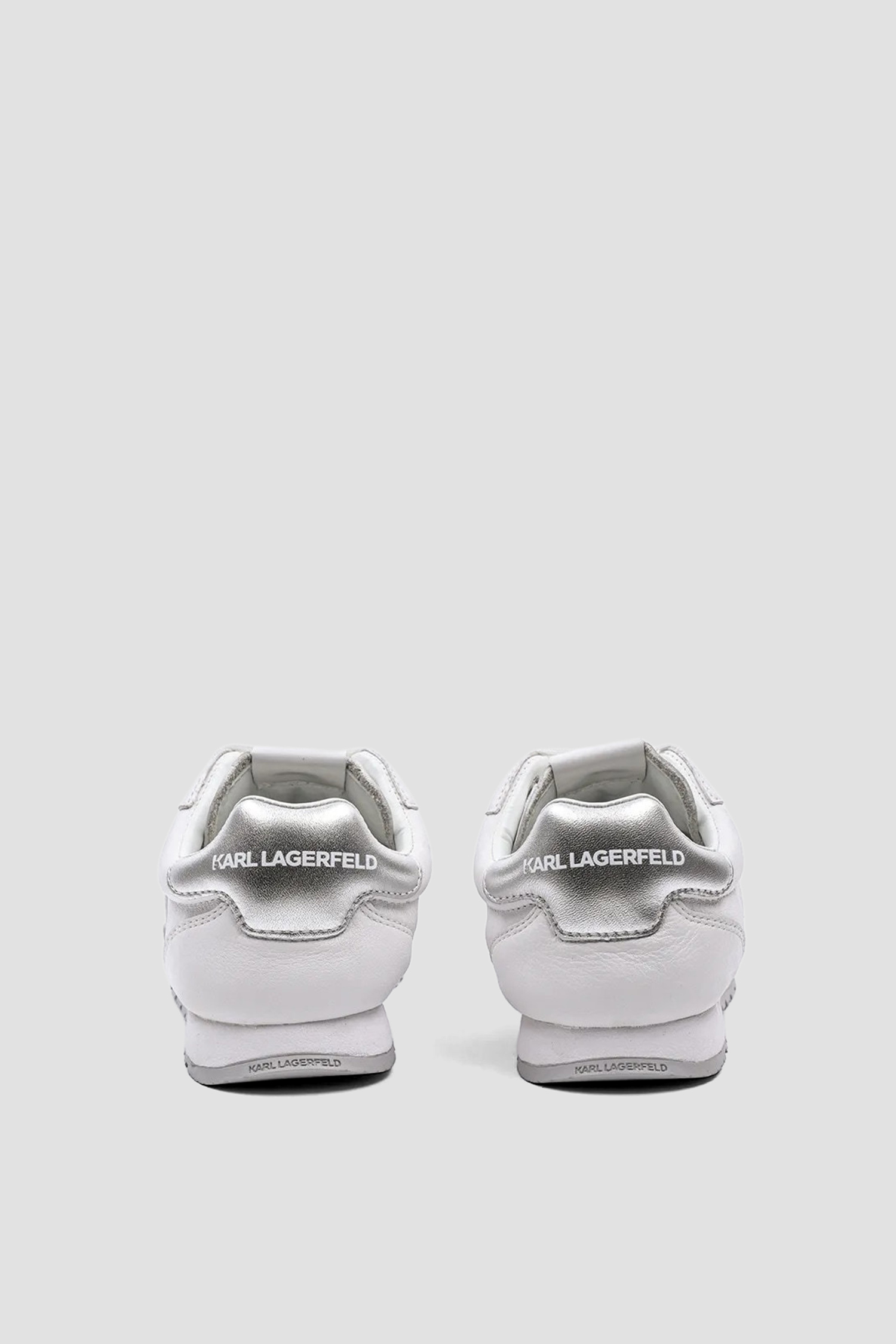 Жіночі білі шкіряні кросівки Karl Lagerfeld KL65911A;011