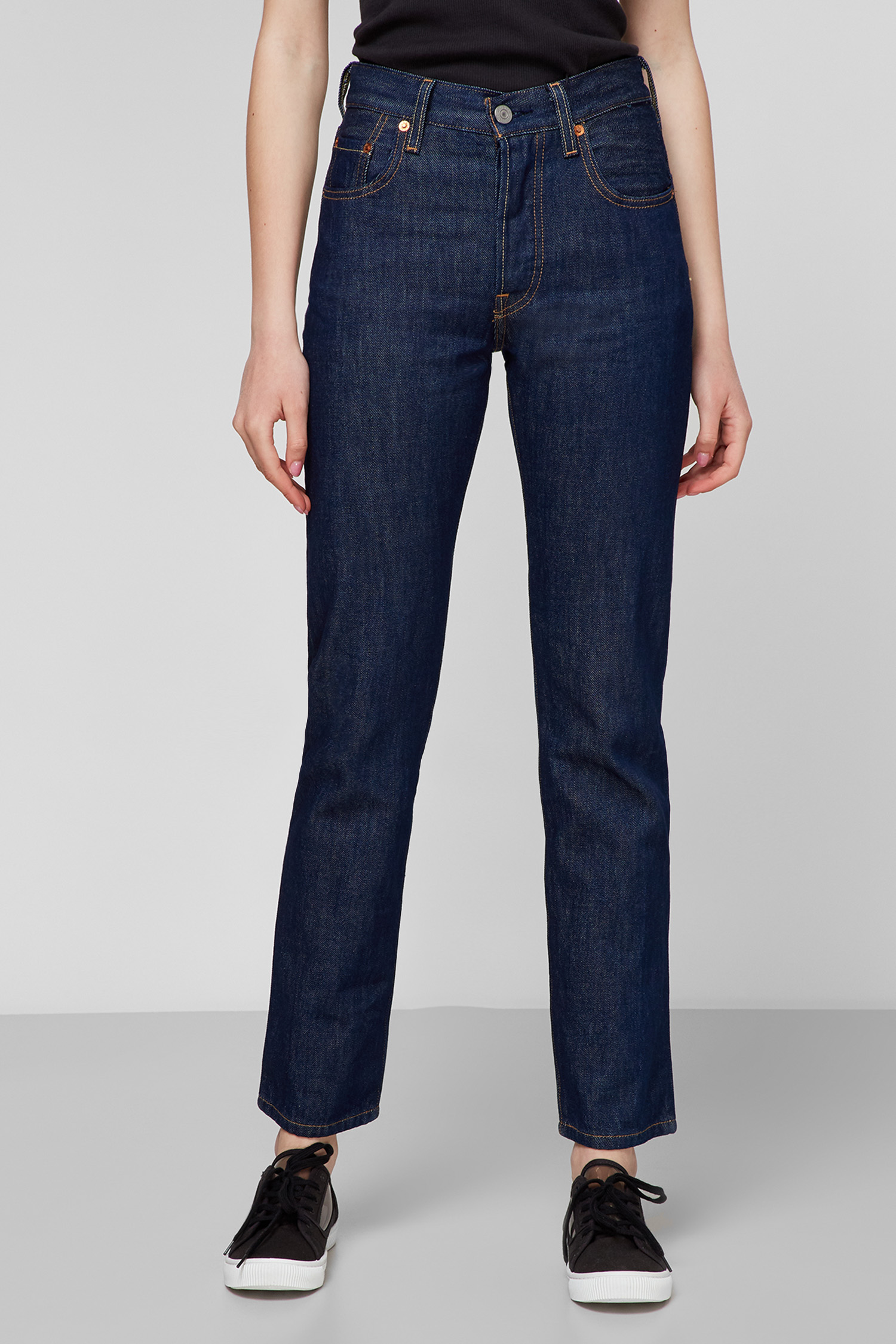 Темно-синие джинсы для девушек 501® Original Levi’s® 12501;0330