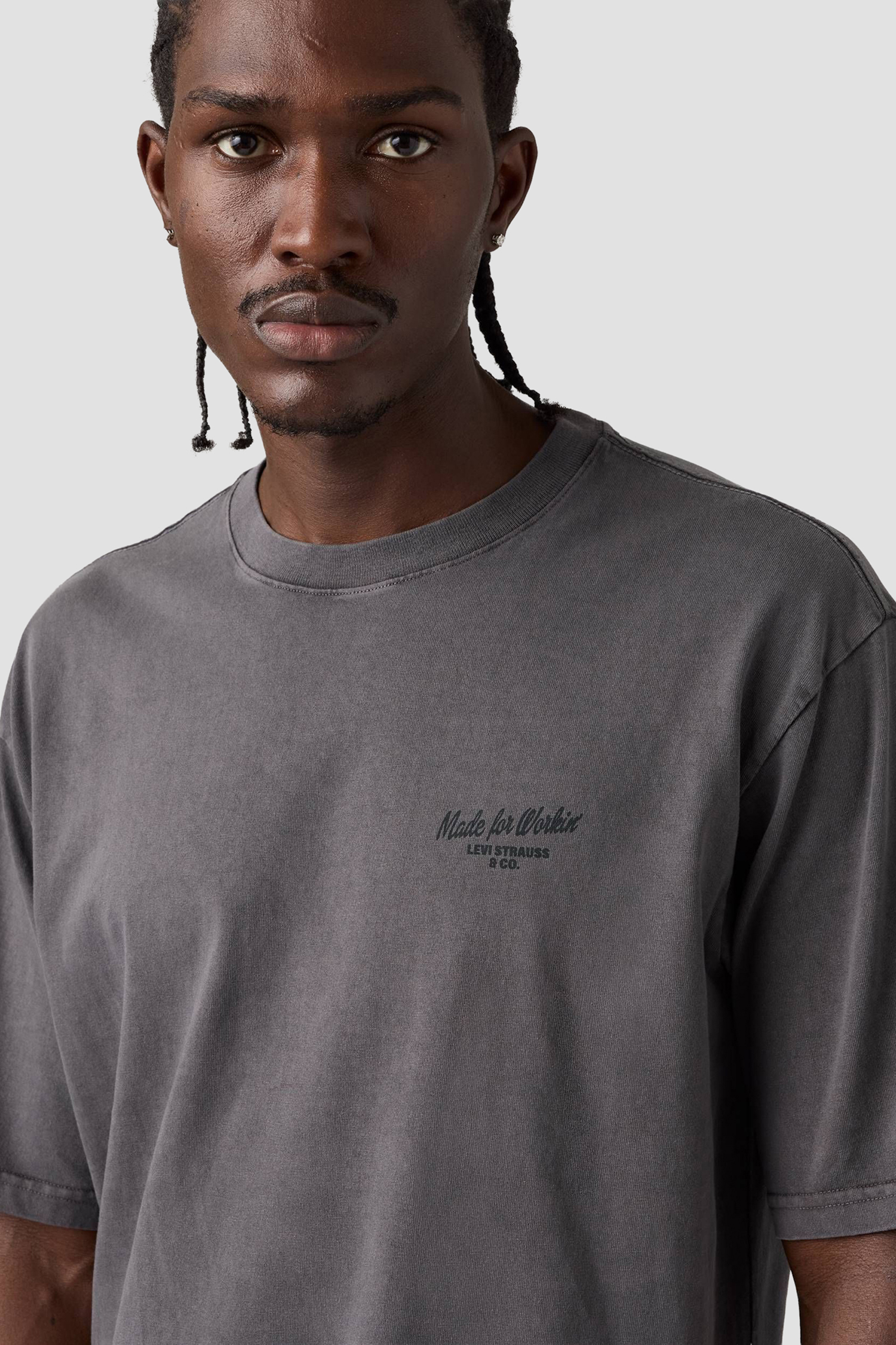 Мужская серая футболка Levi’s® 003XL;0005